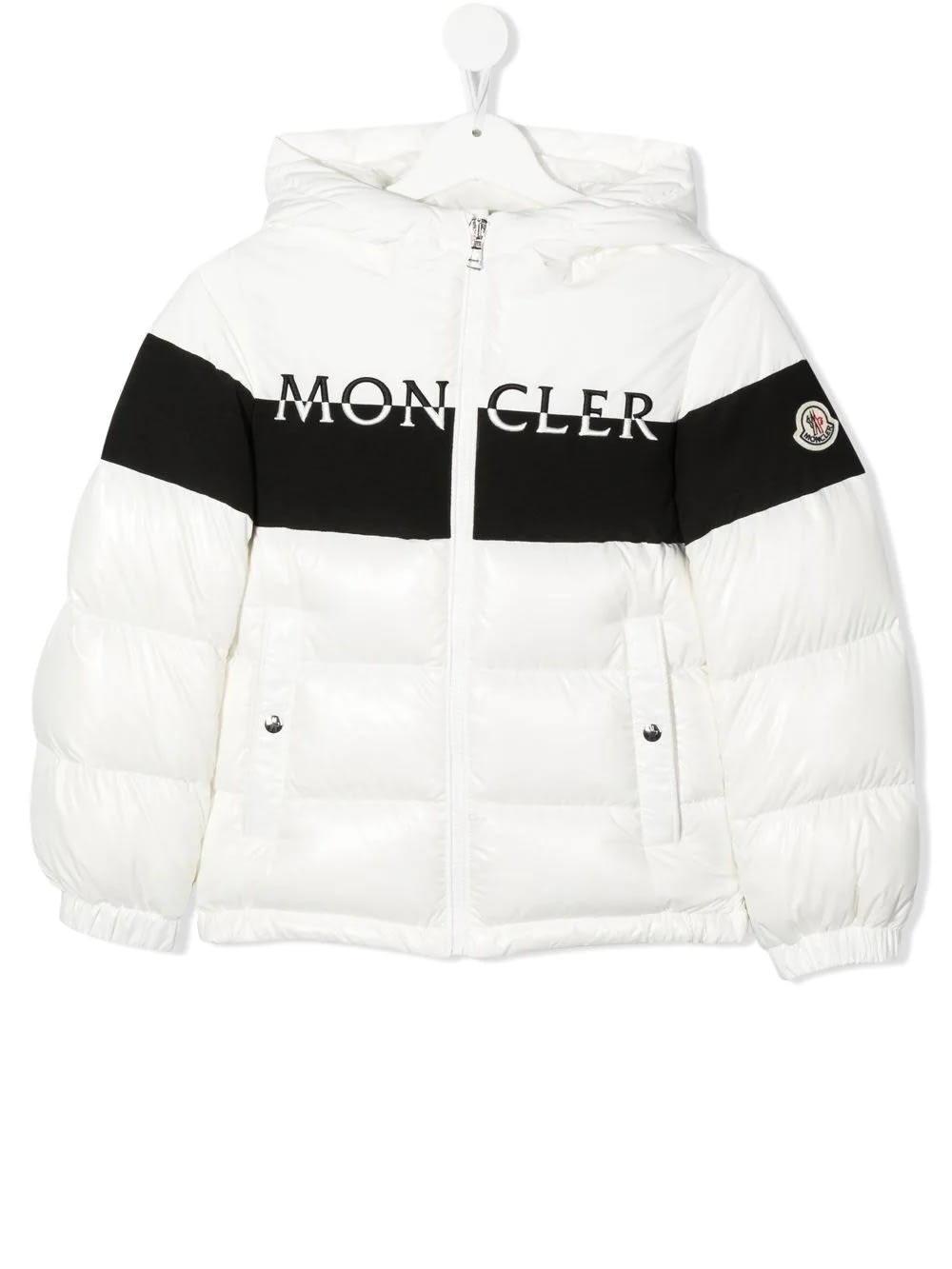 Moncler Kids White Laotari Puffer Jacket