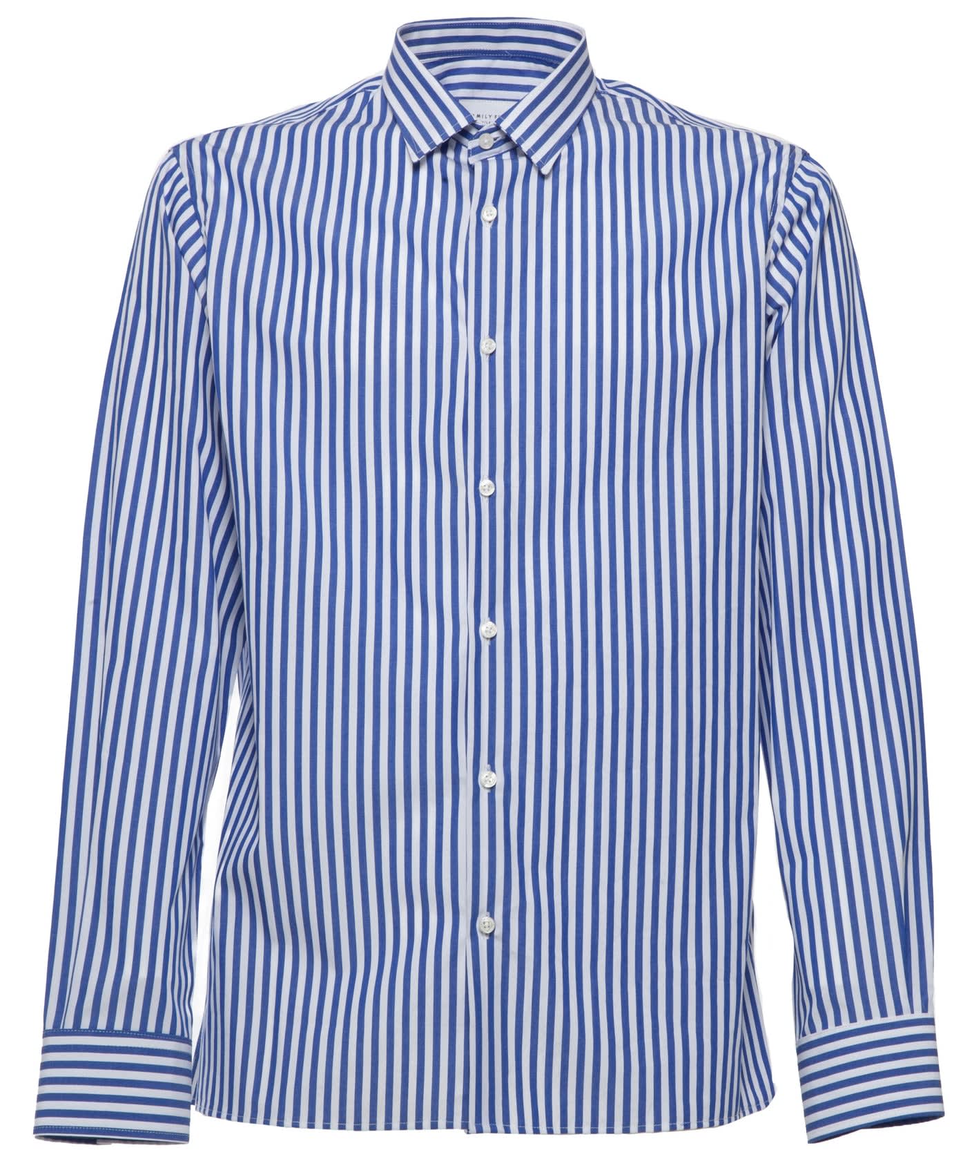 Family First Milano Shirt Striped Blue