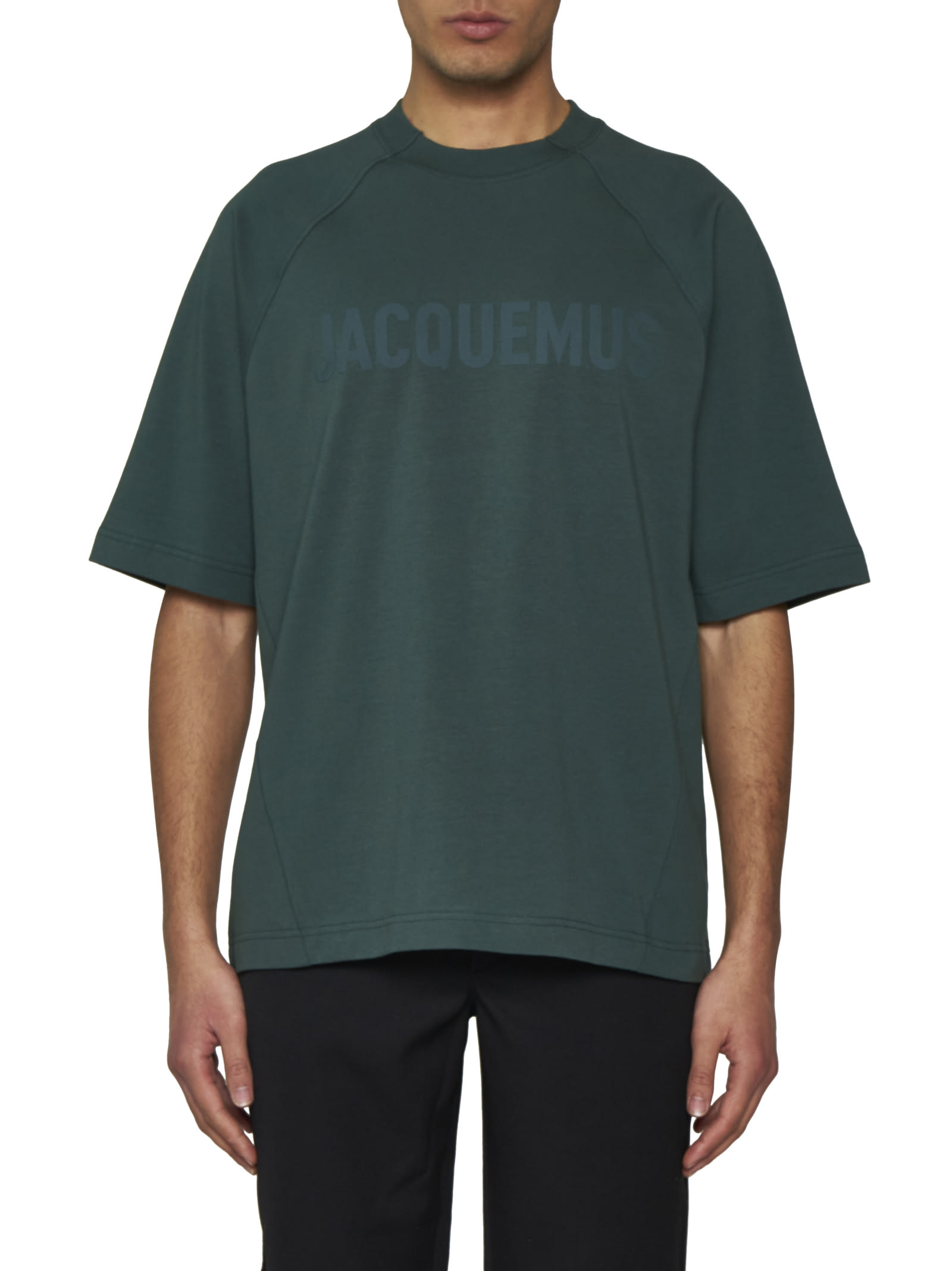 Shop Jacquemus T-shirt In Green