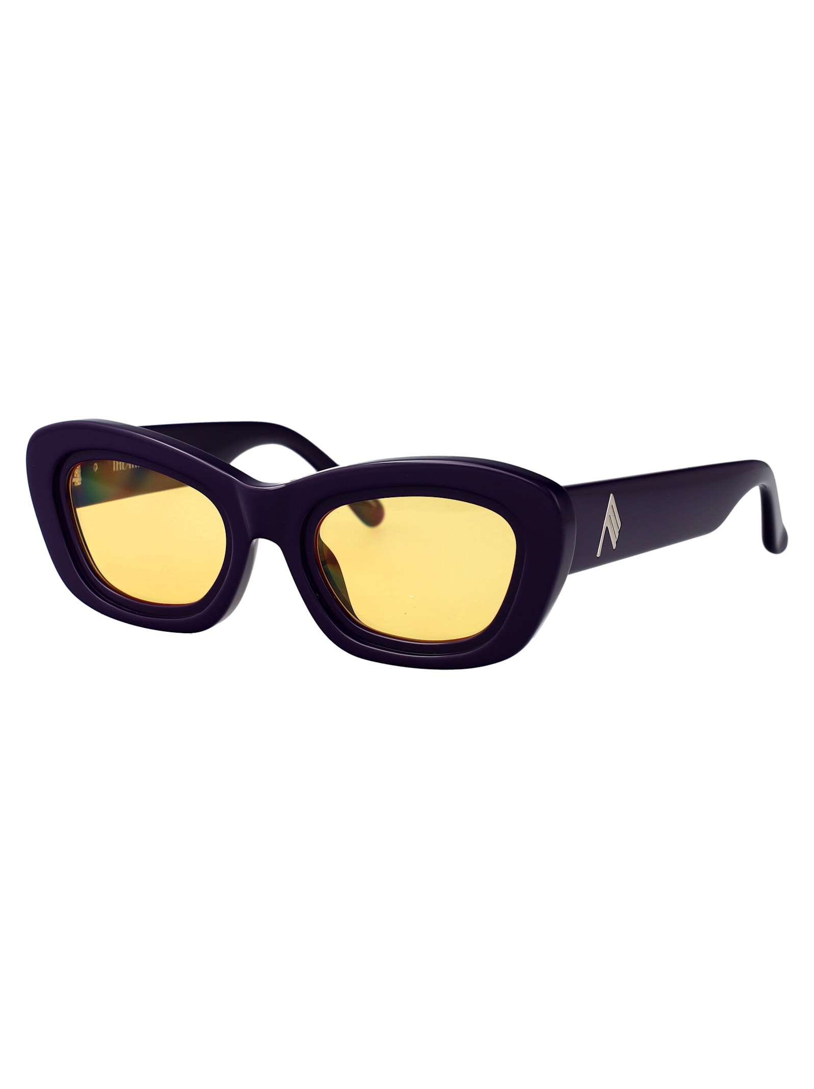 Attico 太阳镜63 C4 Sun C4 In Purple/silver/yellow