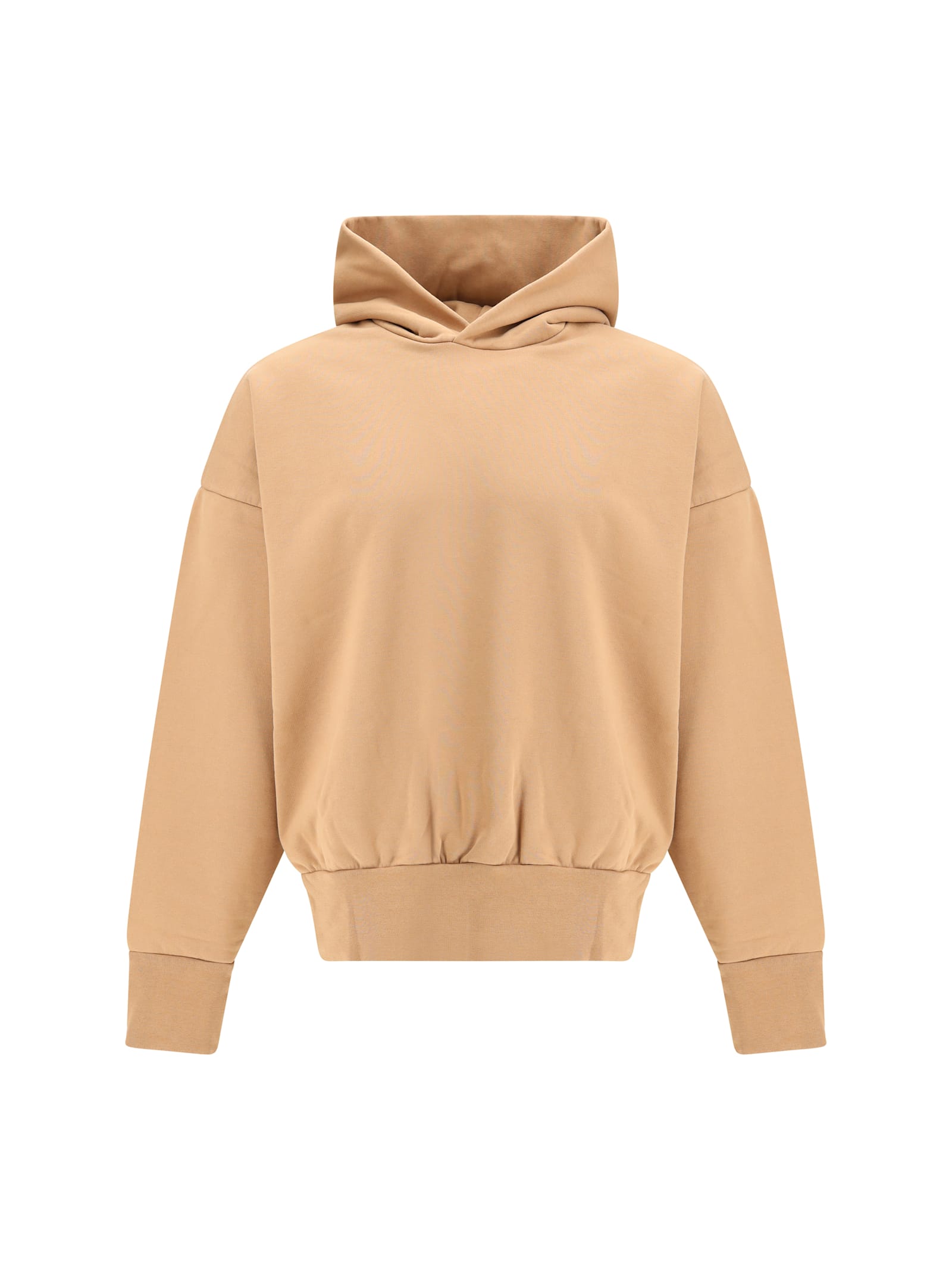 Fear Of God Men Cotton Hooded Sweatshirt In Nude