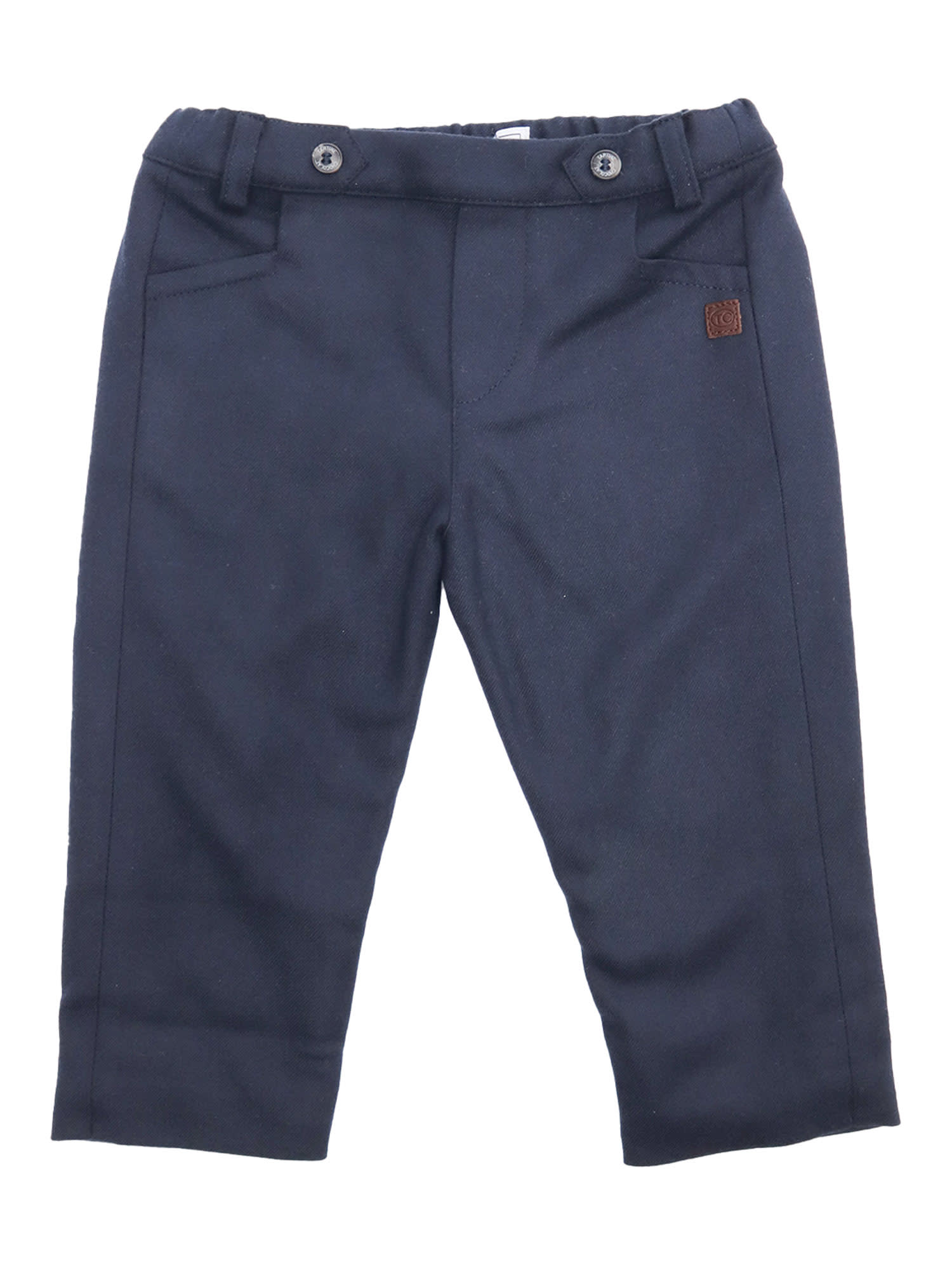 Tartine Et Chocolat Babies' Lined Pants In Blue