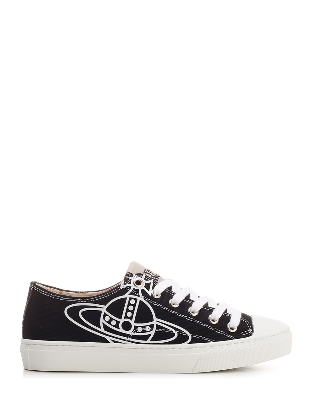Shop Vivienne Westwood High-top Canvas Sneakers In Black