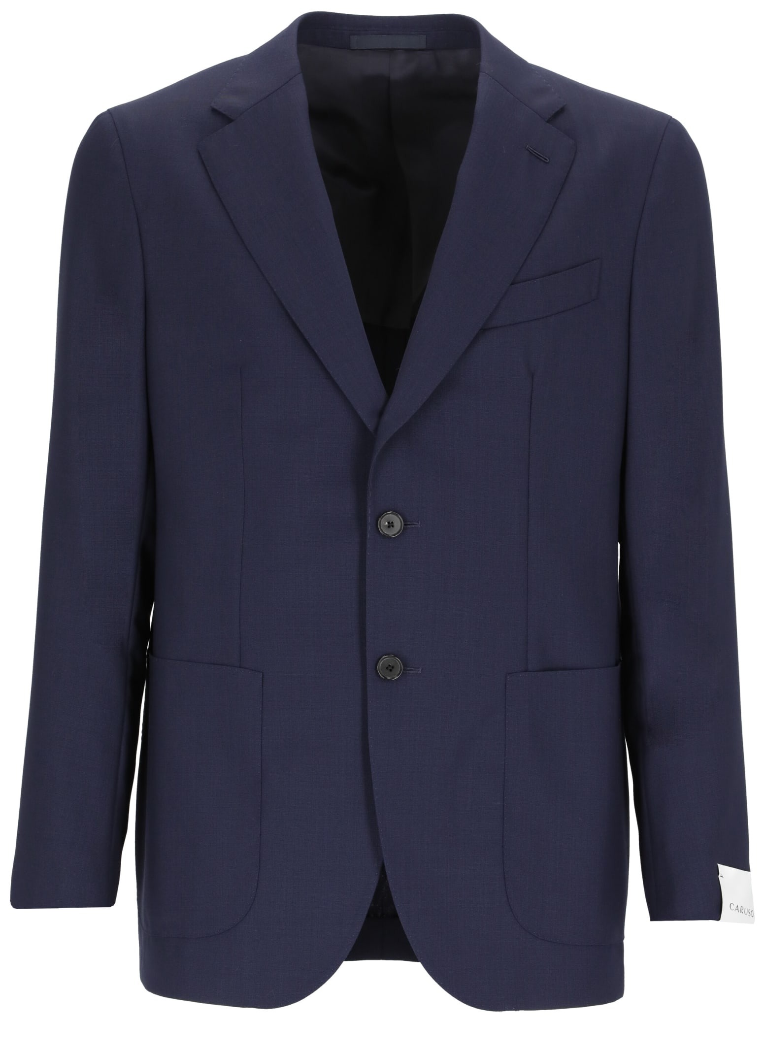 Caruso Wool Mono-breasted Jacket