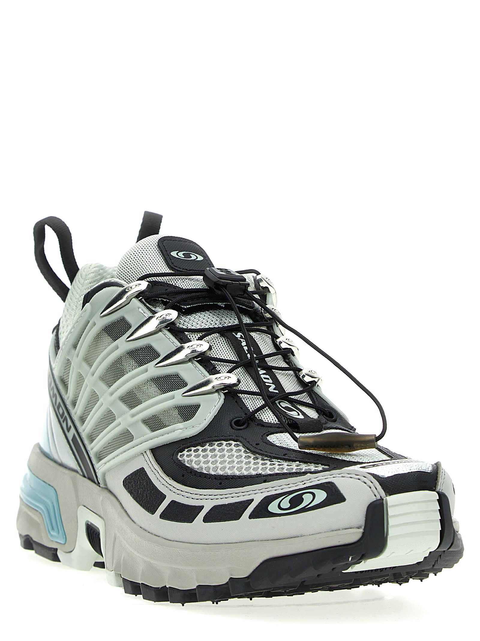 Shop Salomon Acs Pro Sneakers In Gray