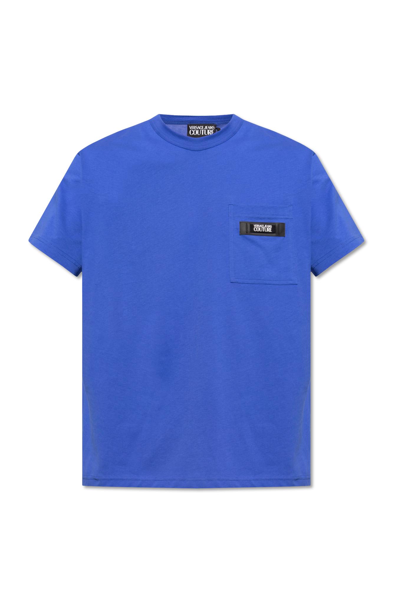 Shop Versace Jeans Couture T-shirt With Pocket
