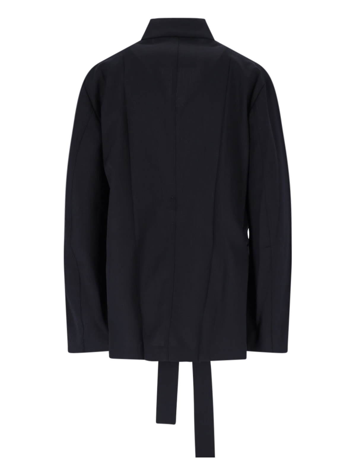 Setchu Double-breasted Blazer In Blue