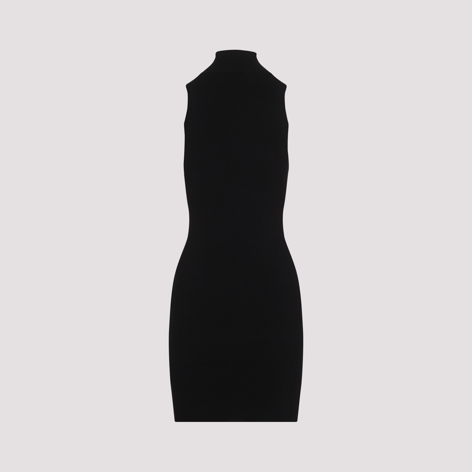 Diesel Womens 9xx M-olini Short Sleeveless Wool Knitted Mini Dress In Black