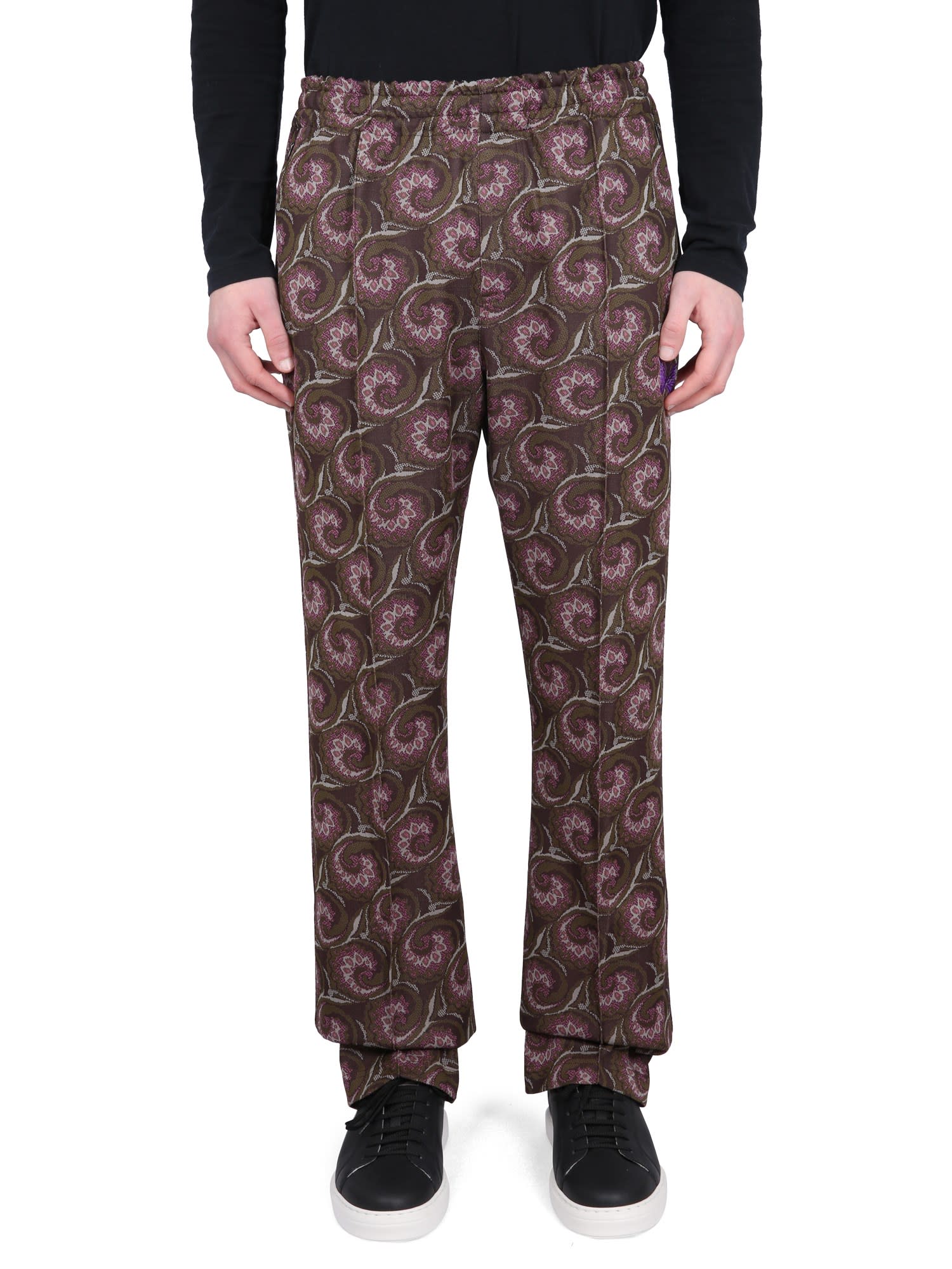Needles Pants With Logo In Brown