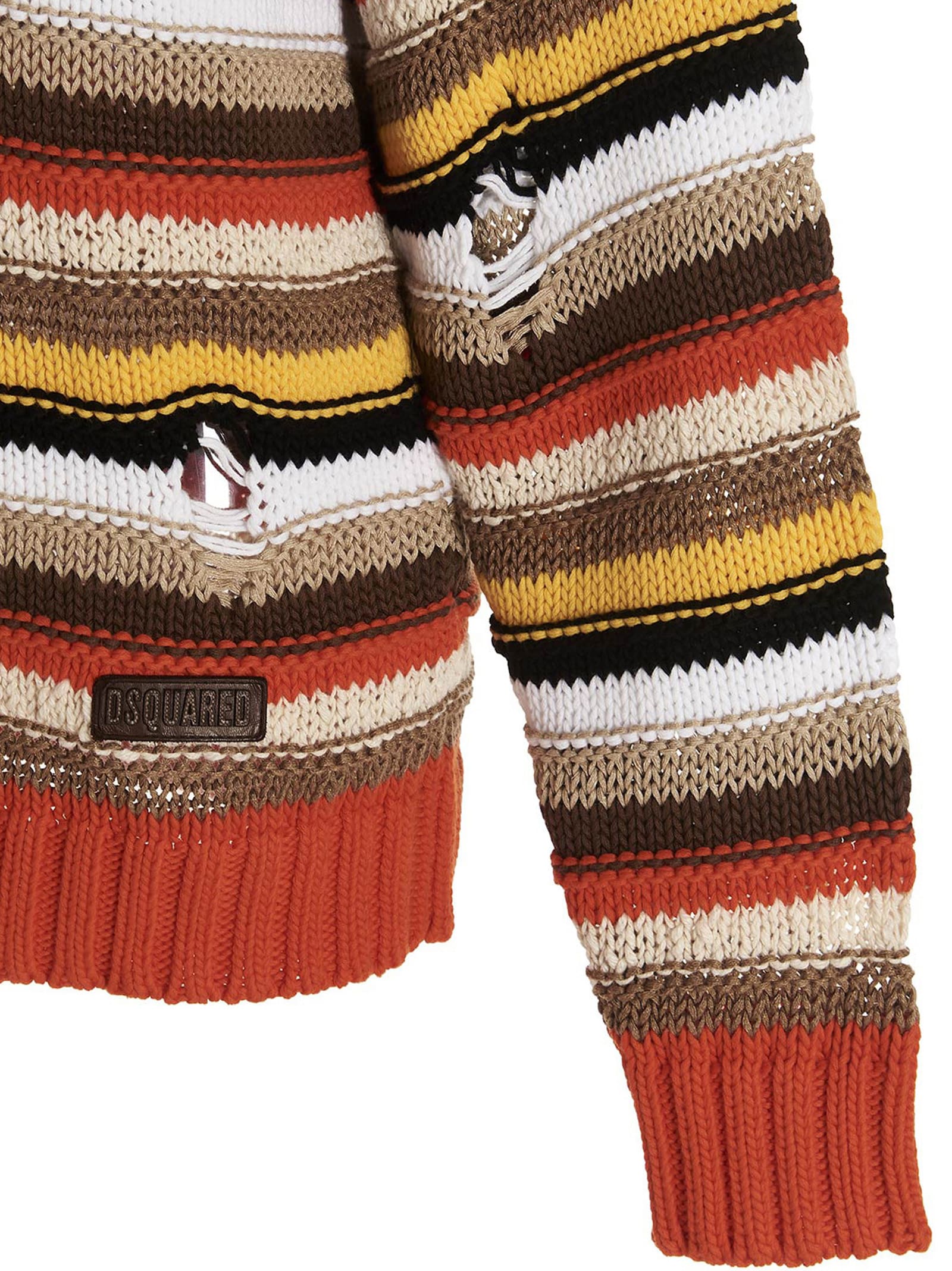 Shop Dsquared2 Multicolor Striped Sweater