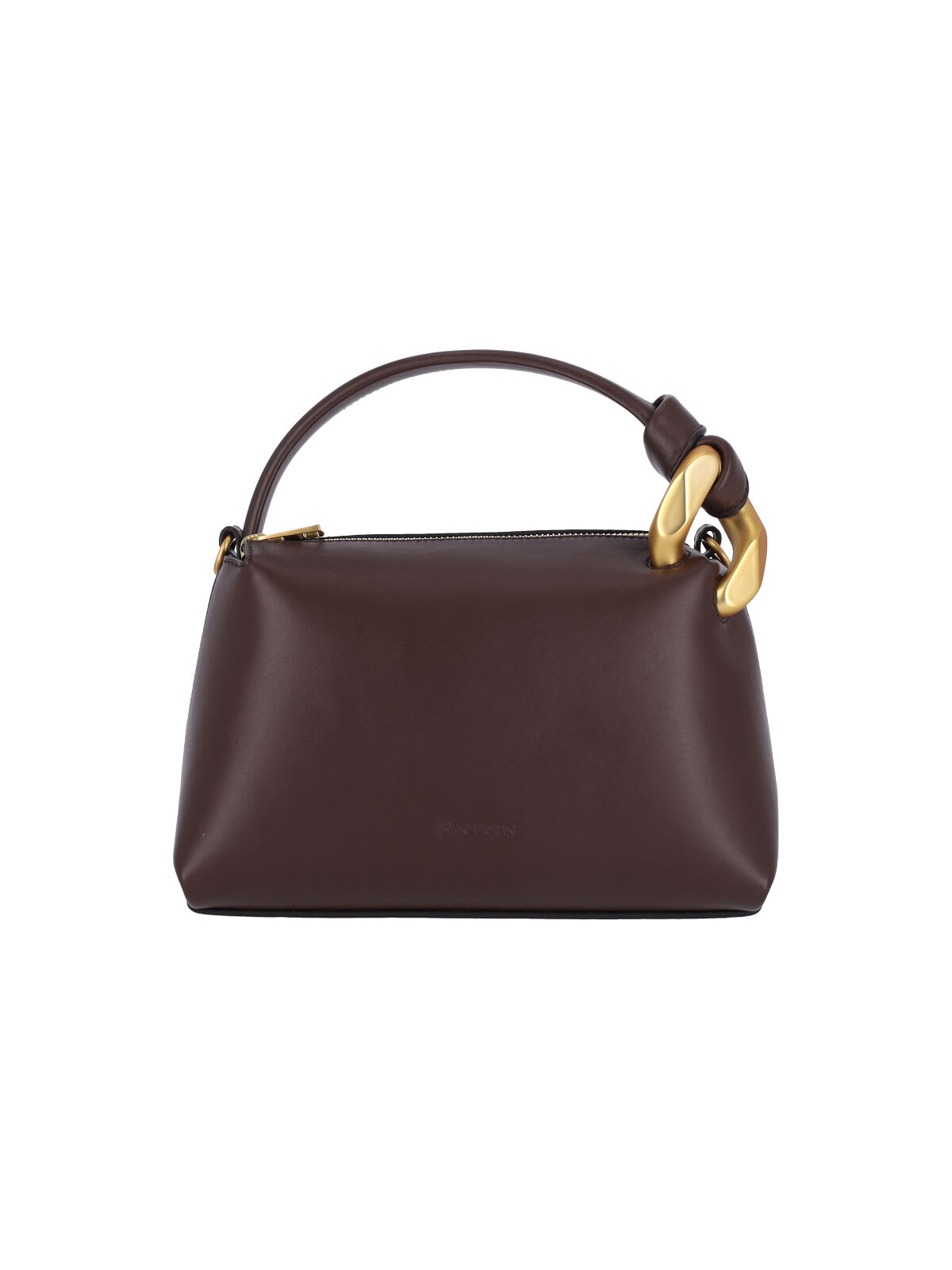 Jw Anderson Corner Small Shoulder Bag In Burgundy