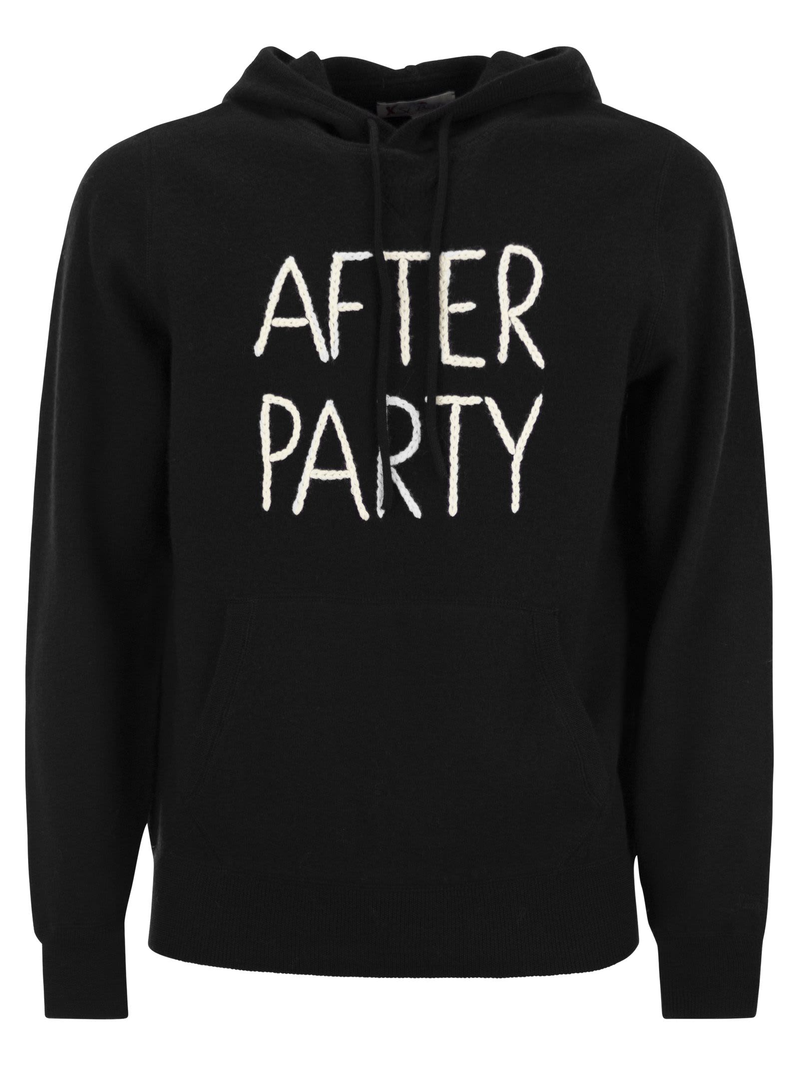 Mc2 Saint Barth Wool Jumper After Party In Black