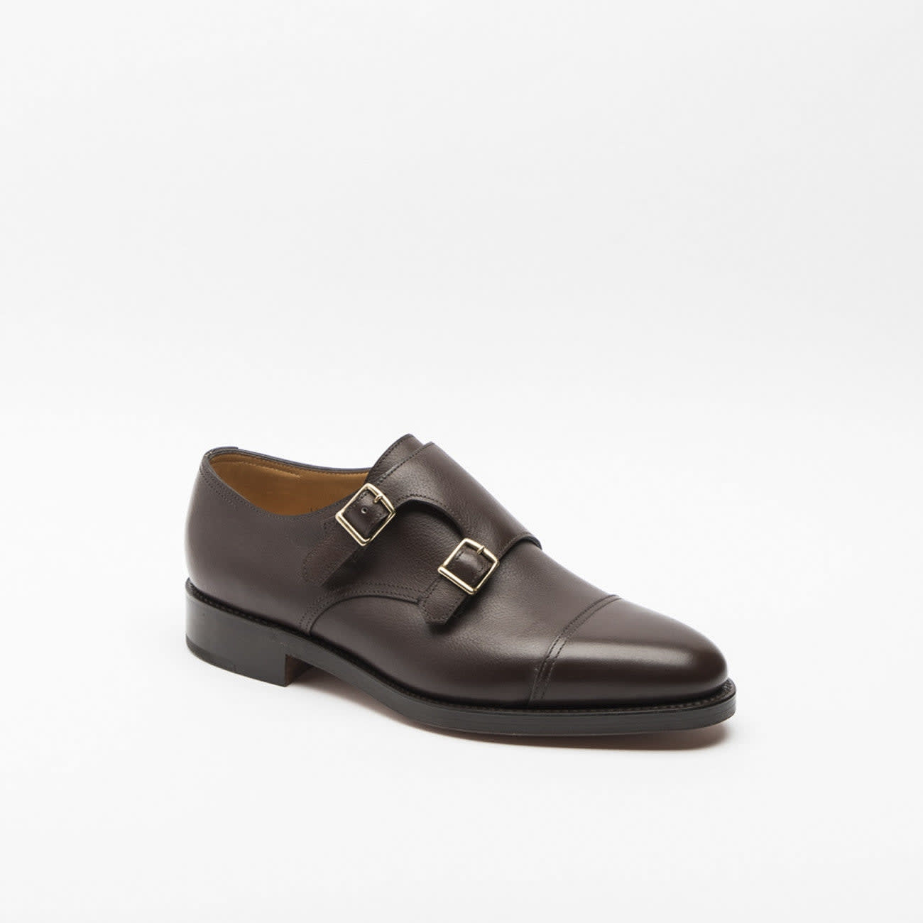 William Shoe In Melize Buffalo With Double Monk Strap