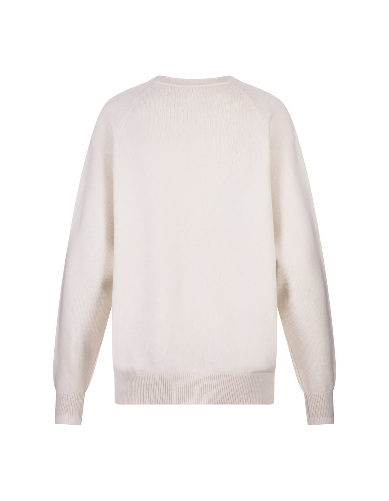 Shop Givenchy Ivory 4g Cashmere Pullover In White