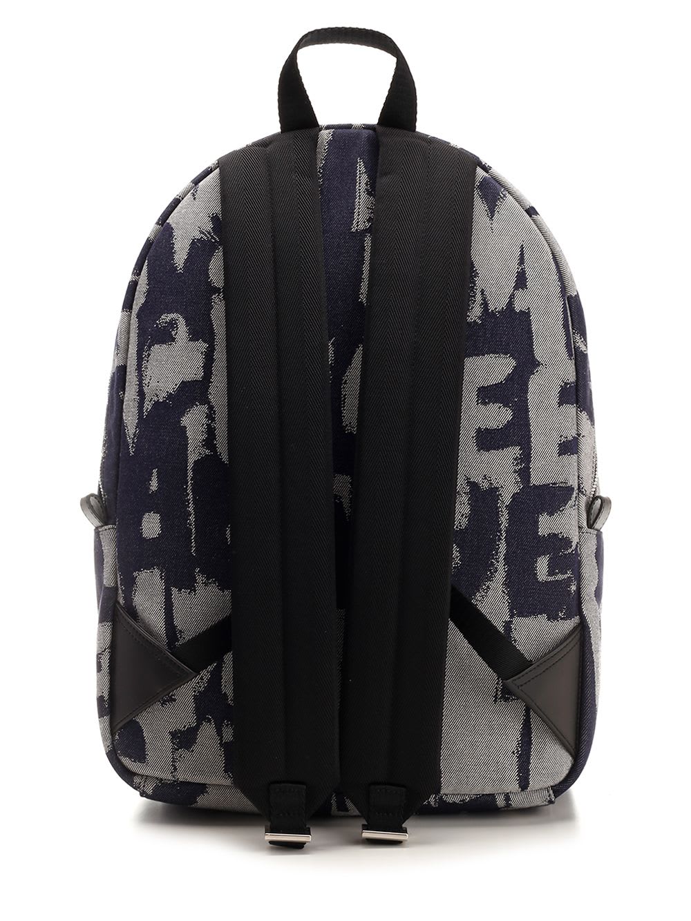 Shop Alexander Mcqueen Mcqueen Graffiti Backpack In Blue