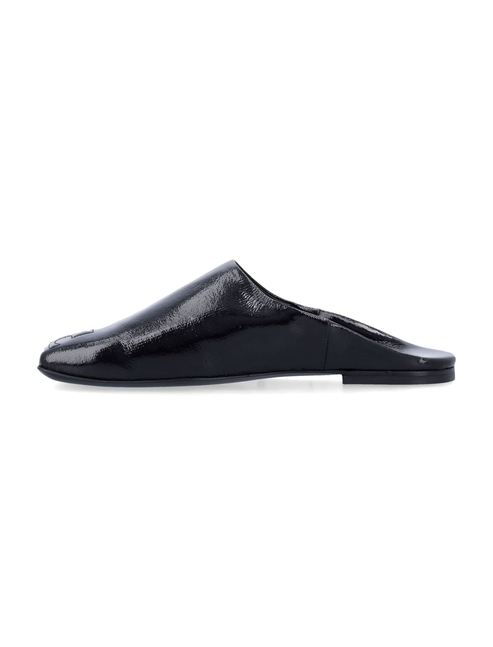 Shop Courrèges Heritage Shadow Mules In Black