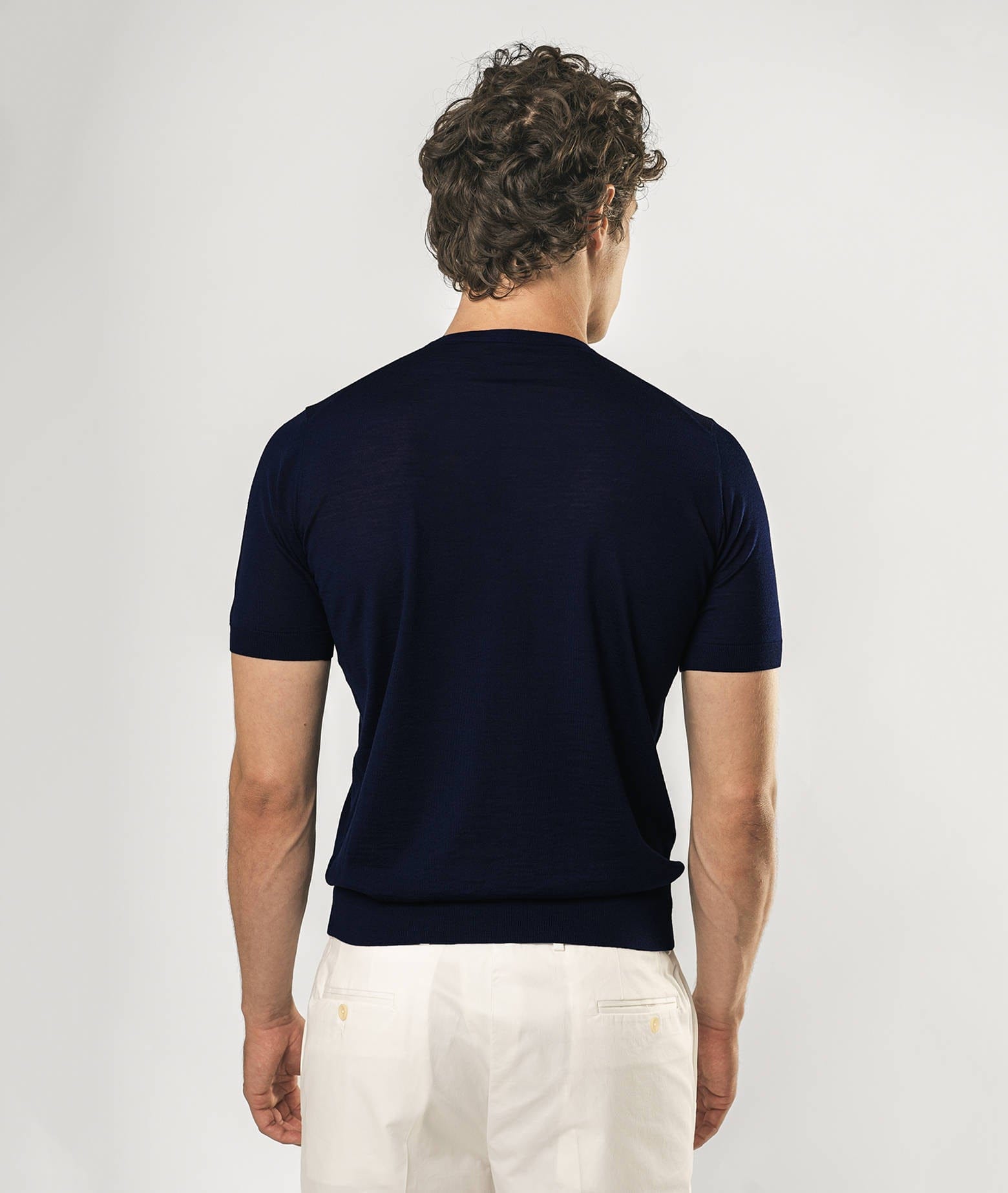 Larusmiani Crewneck Roquebrune T-shirt In Navy