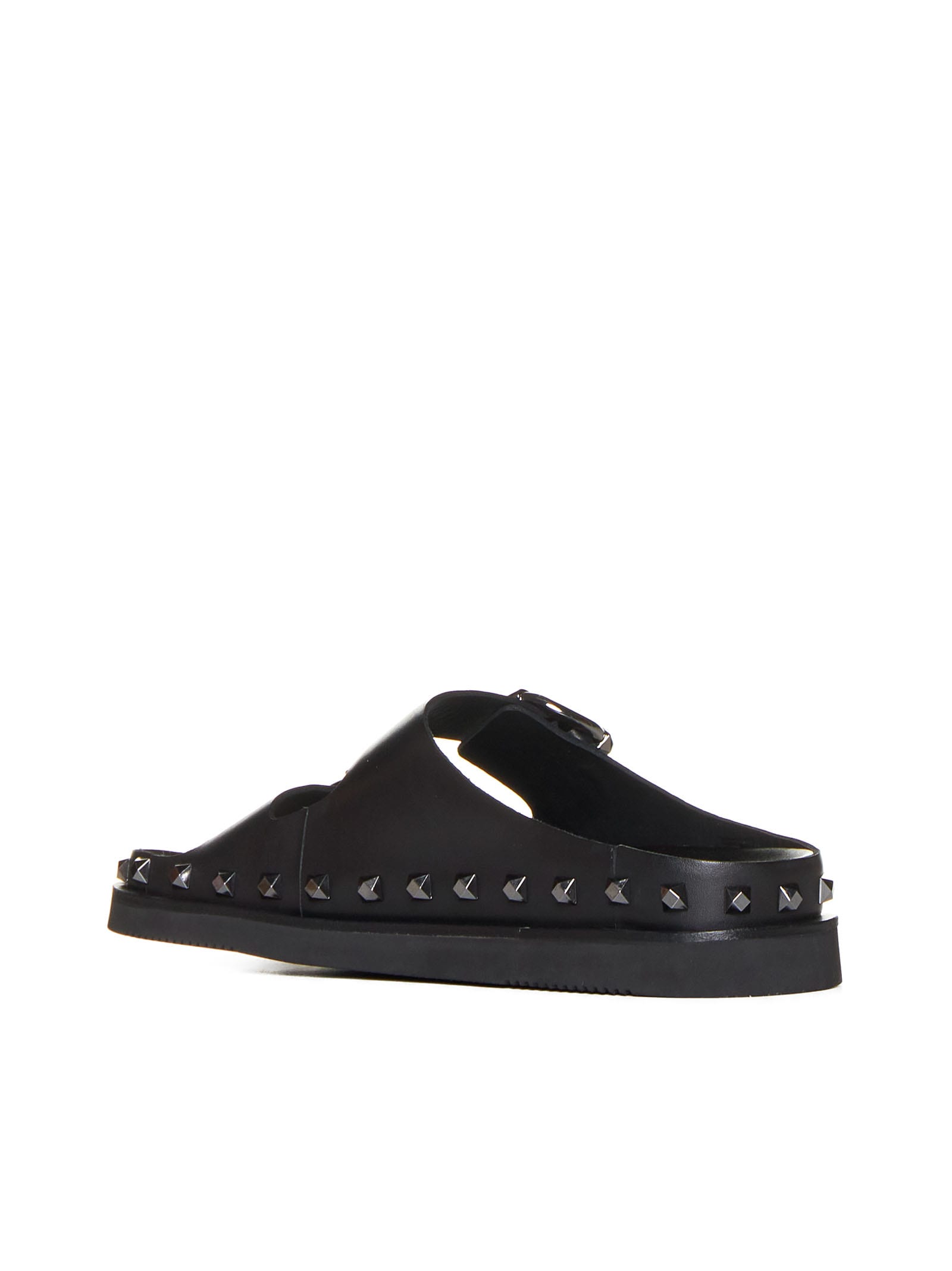 Shop Ash Sandals In Black Darkgun