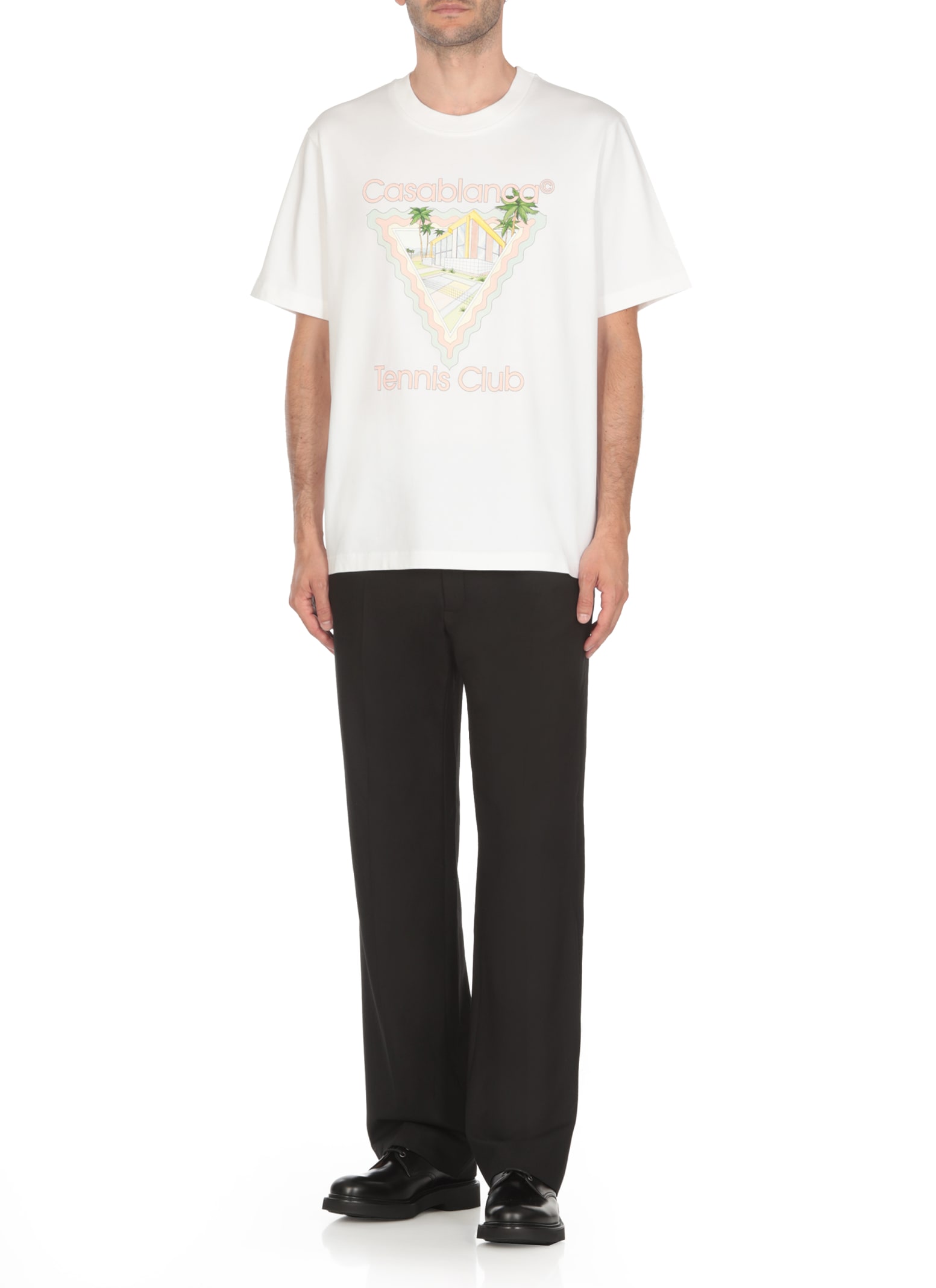 Shop Casablanca Maison De Reve T-shirt In White