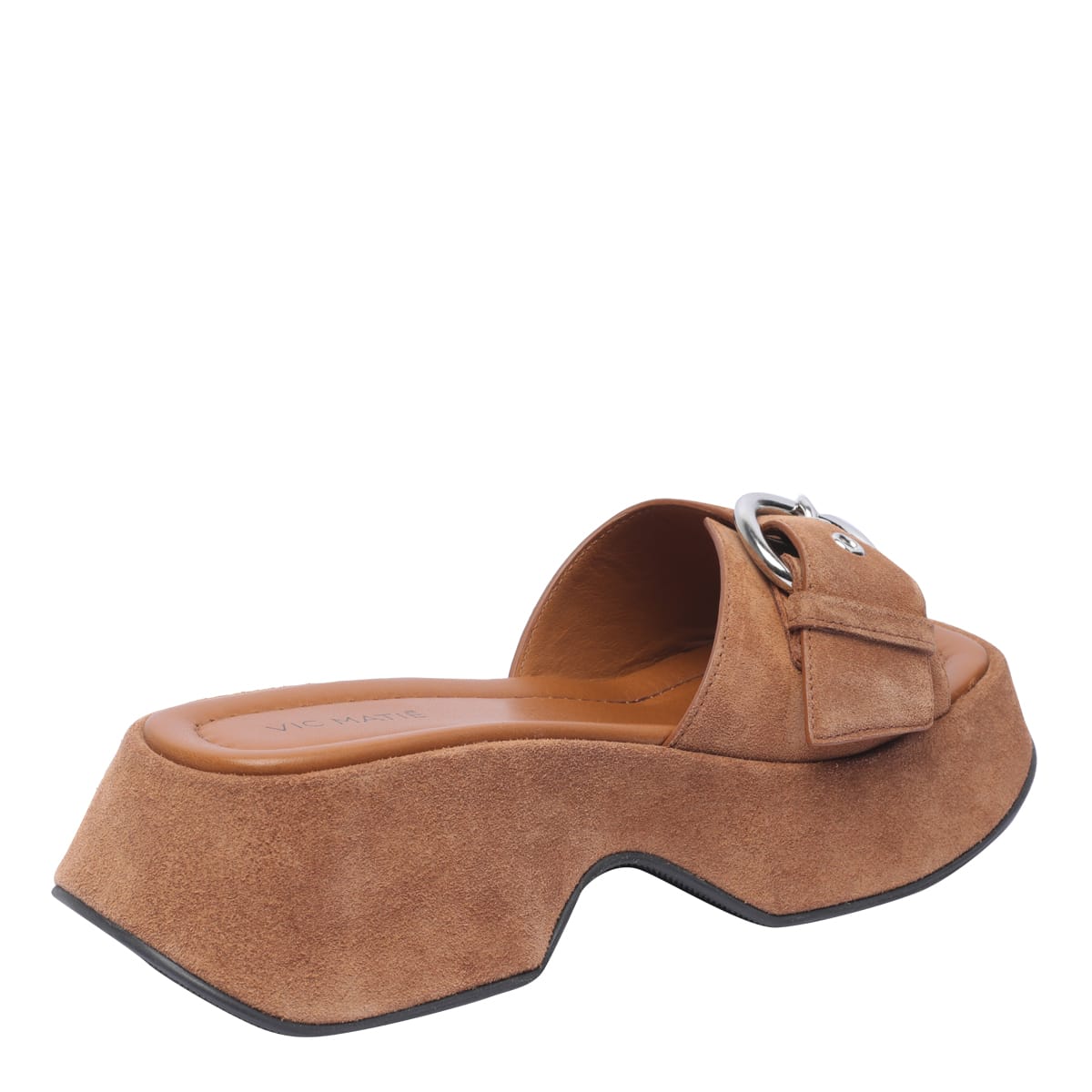 Shop Vic Matie Suede Sandals In Brown