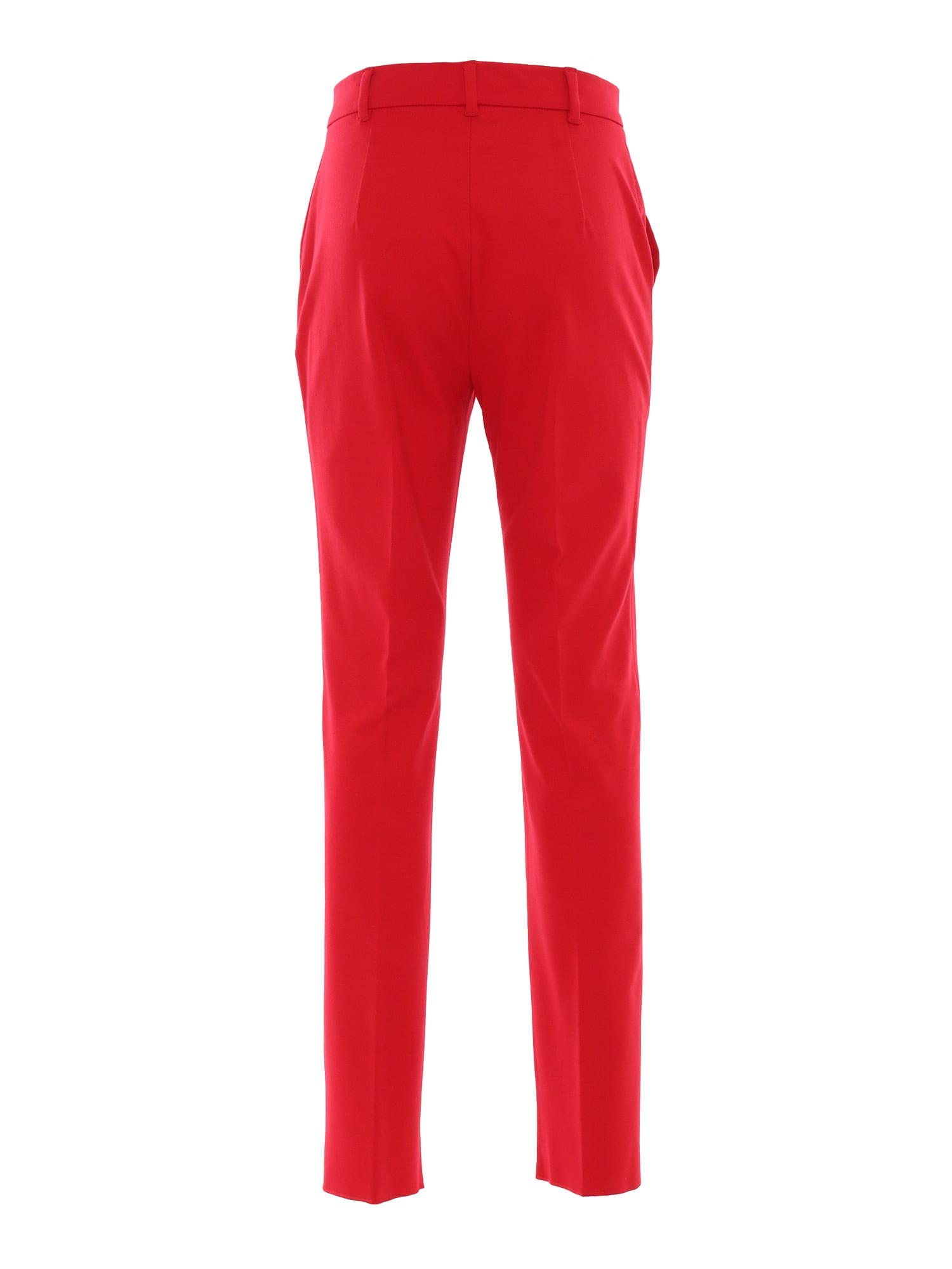 Max Mara Ermes Jersey Trouser In Red