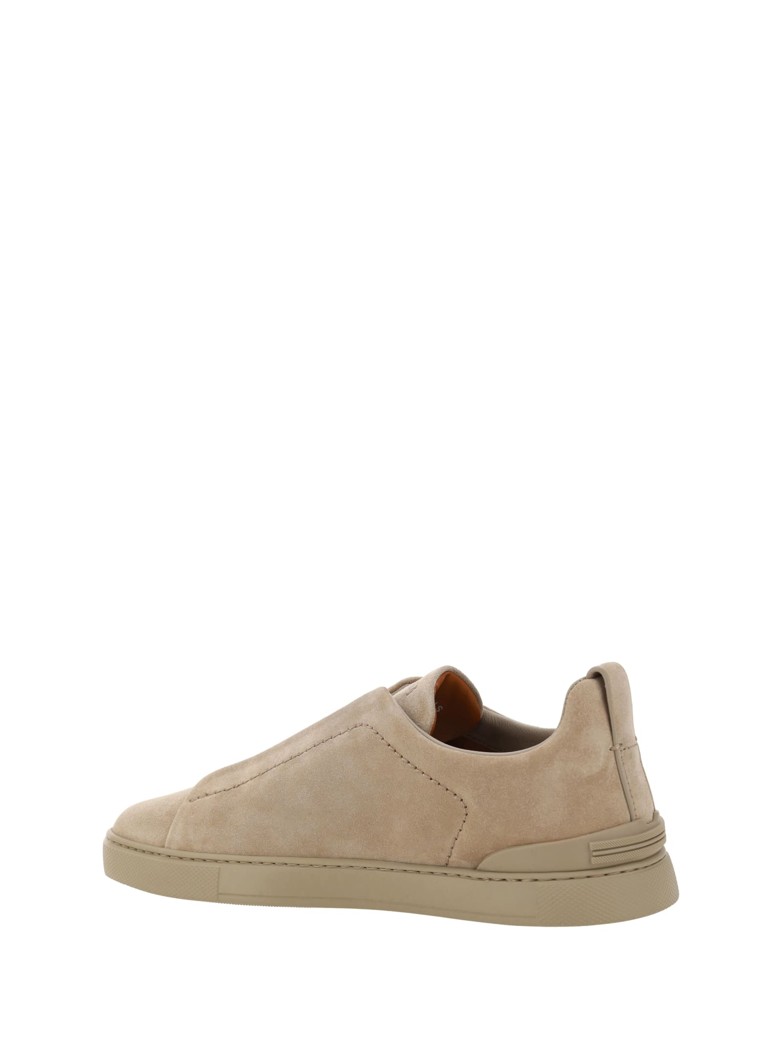 Shop Zegna Sneakers In Ads Light Taupe