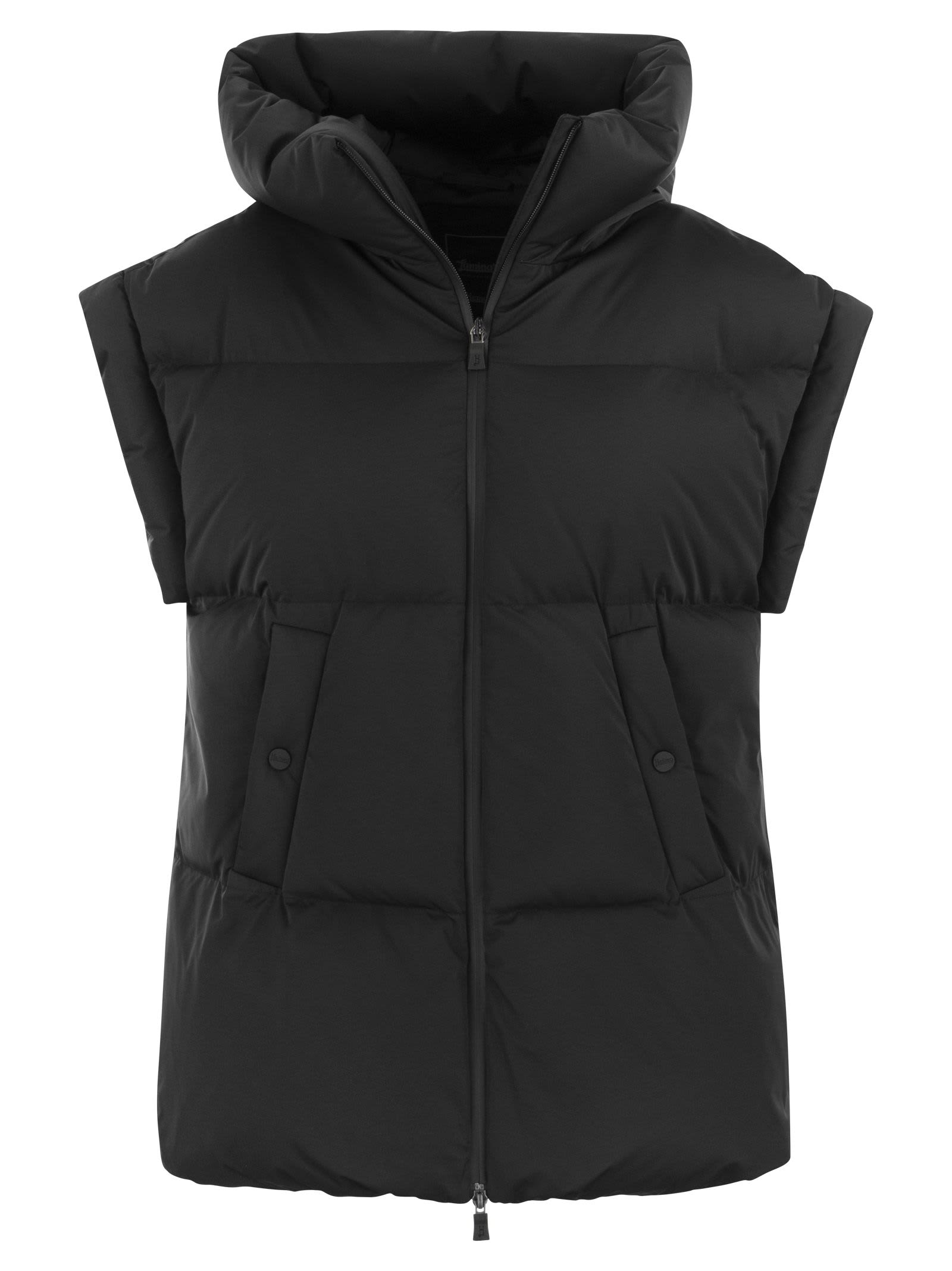 Herno Laminar Stain Pro Sleeve In Black