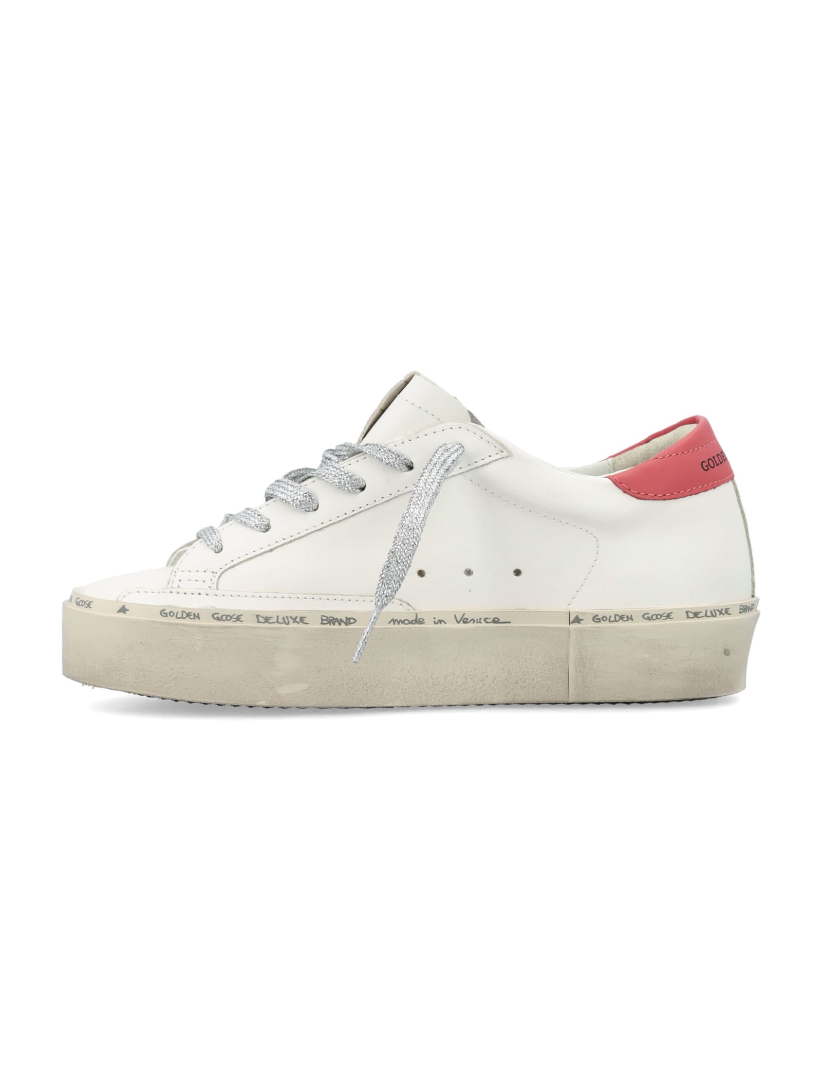 Shop Golden Goose Hi Star Woman Sneakers In Red