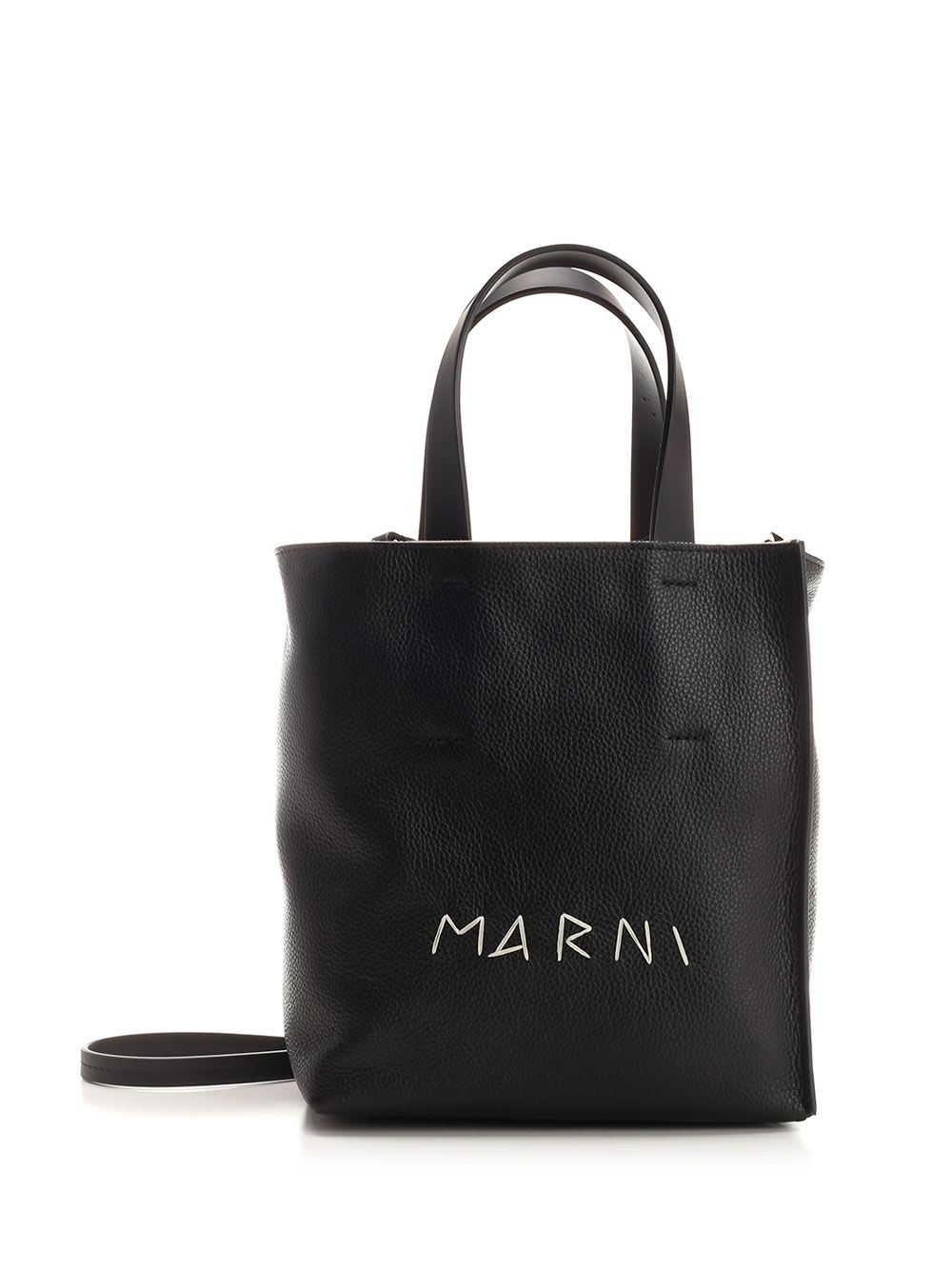 Shop Marni Museo Mini Tote Bag In Black