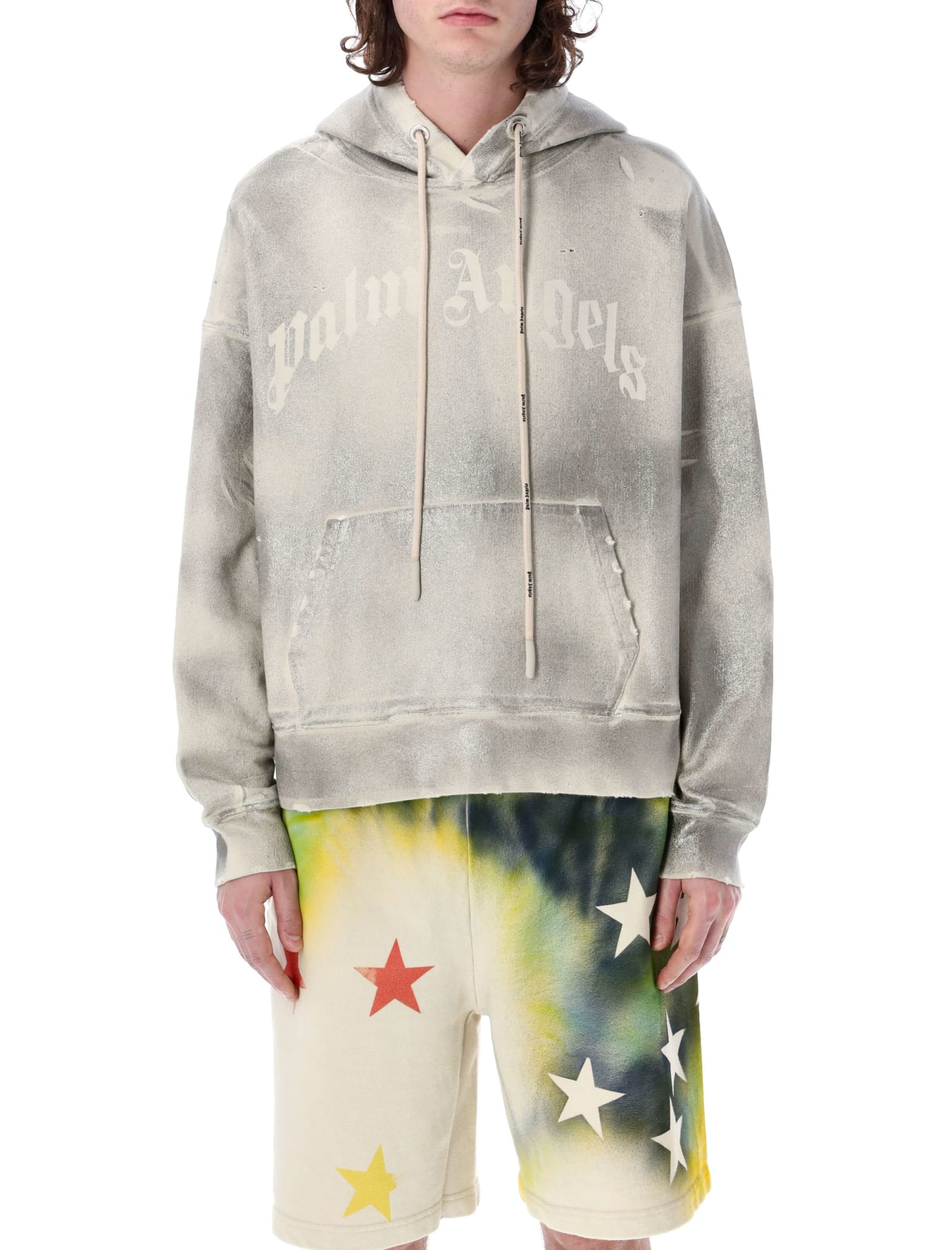 Palm Angels monogram-embroidered Cotton Hoodie - Farfetch