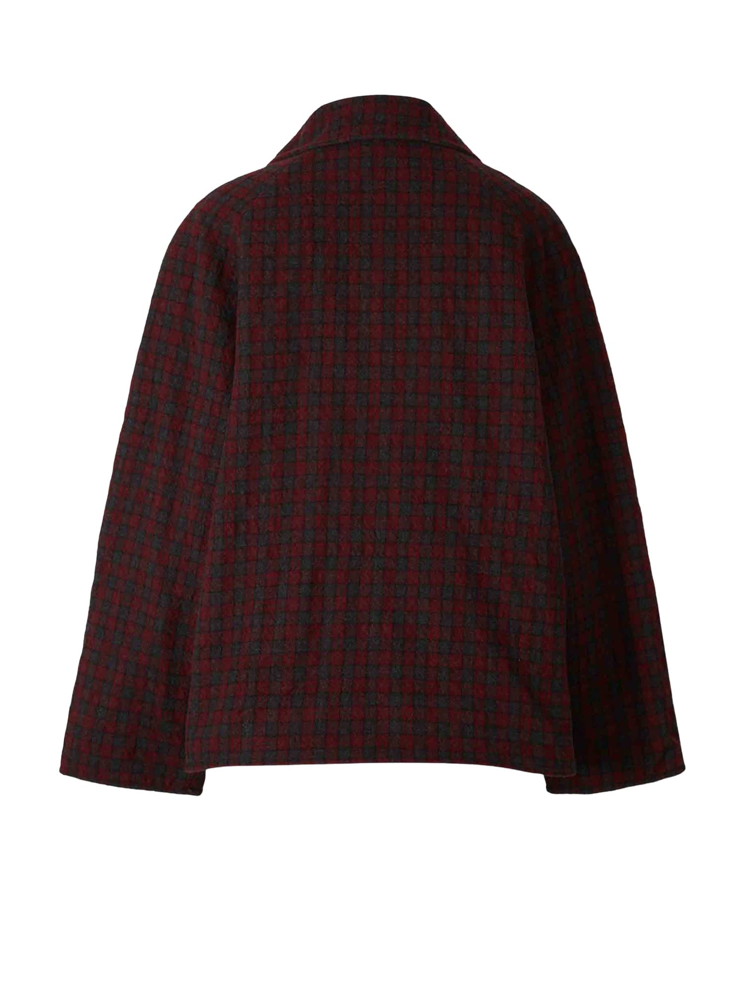 Maison Margiela Reversible Nylon Jacket In Burgundy