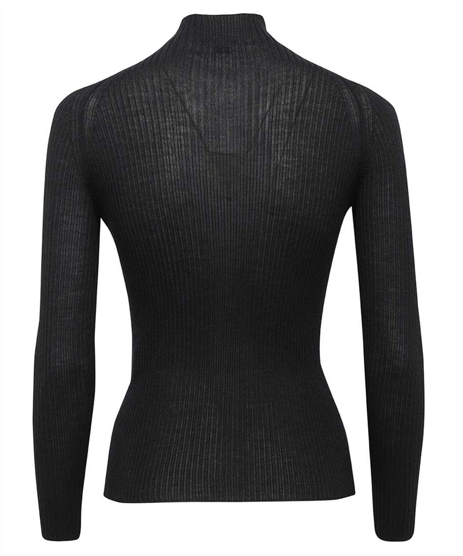 Shop Bally Knitwork Turtleneck Sweater In Black