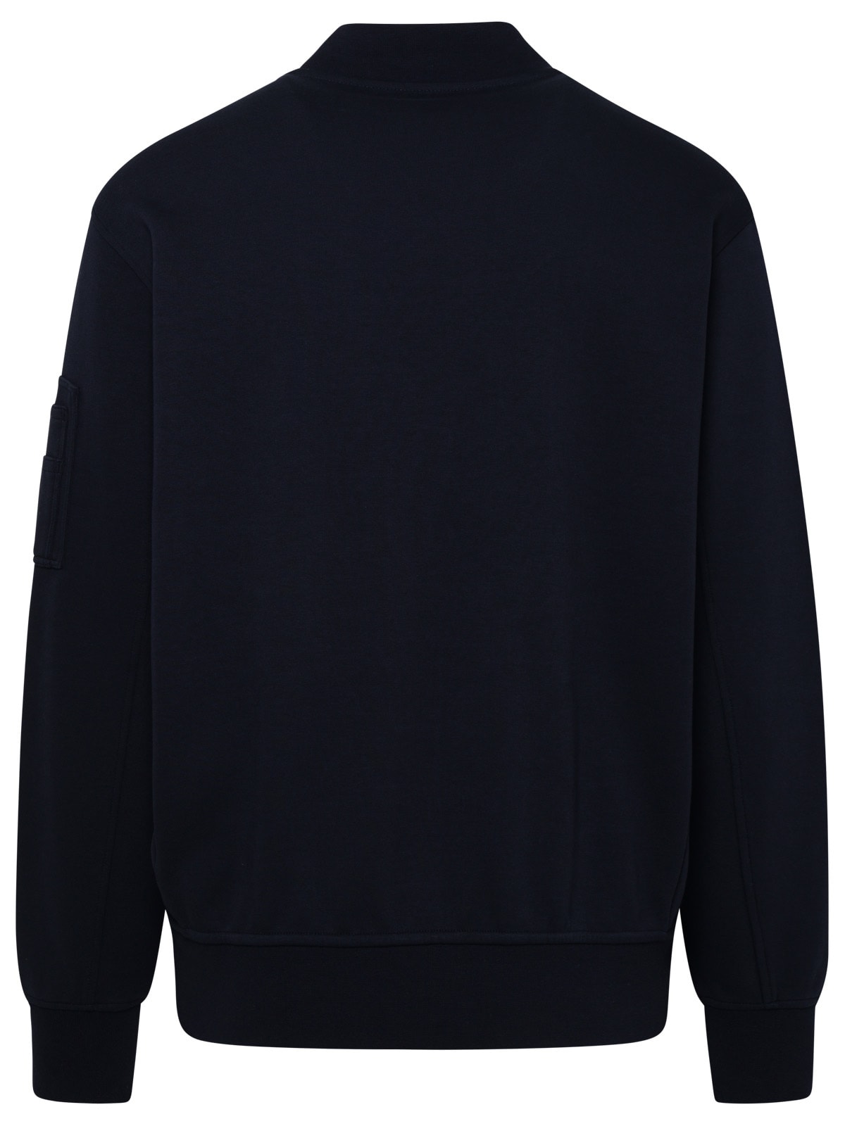 Shop Ralph Lauren Navy Cotton Blend Sweatshirt