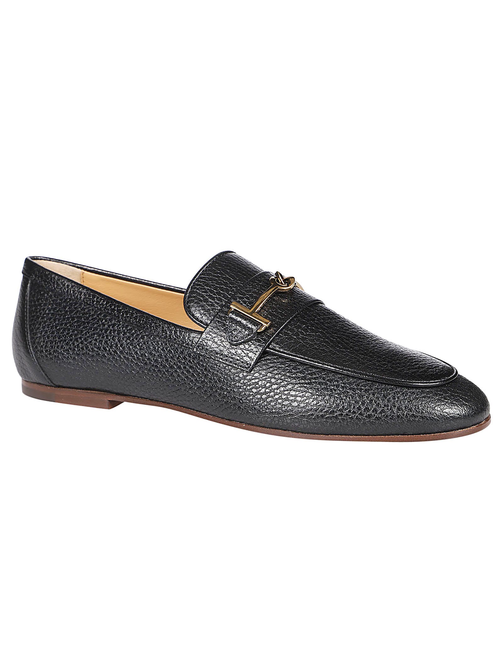 Shop Tod's 79a Loafers In Nero