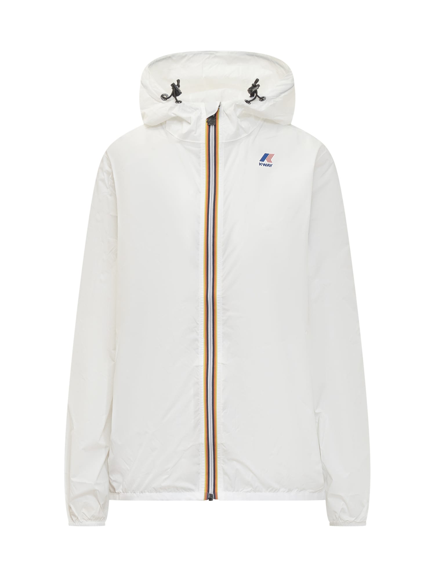 K-way Le Vrai 3.0 Claude Hooded Nylon Jacket In White