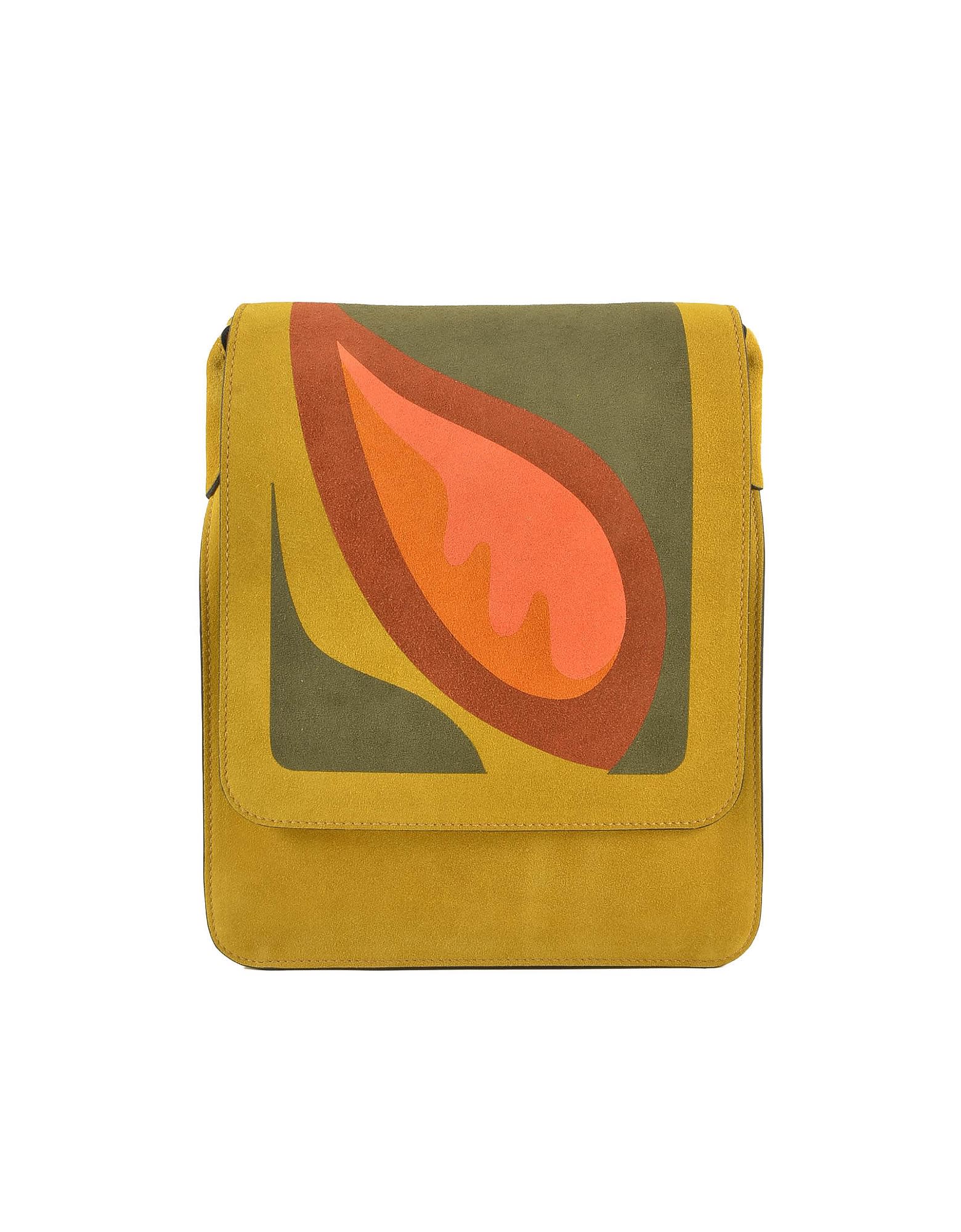 Alberta Ferretti Womens Mustard Handbag