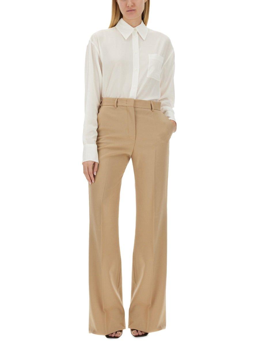 Shop Sportmax Rovigo Buttoned Shirt In Bianco