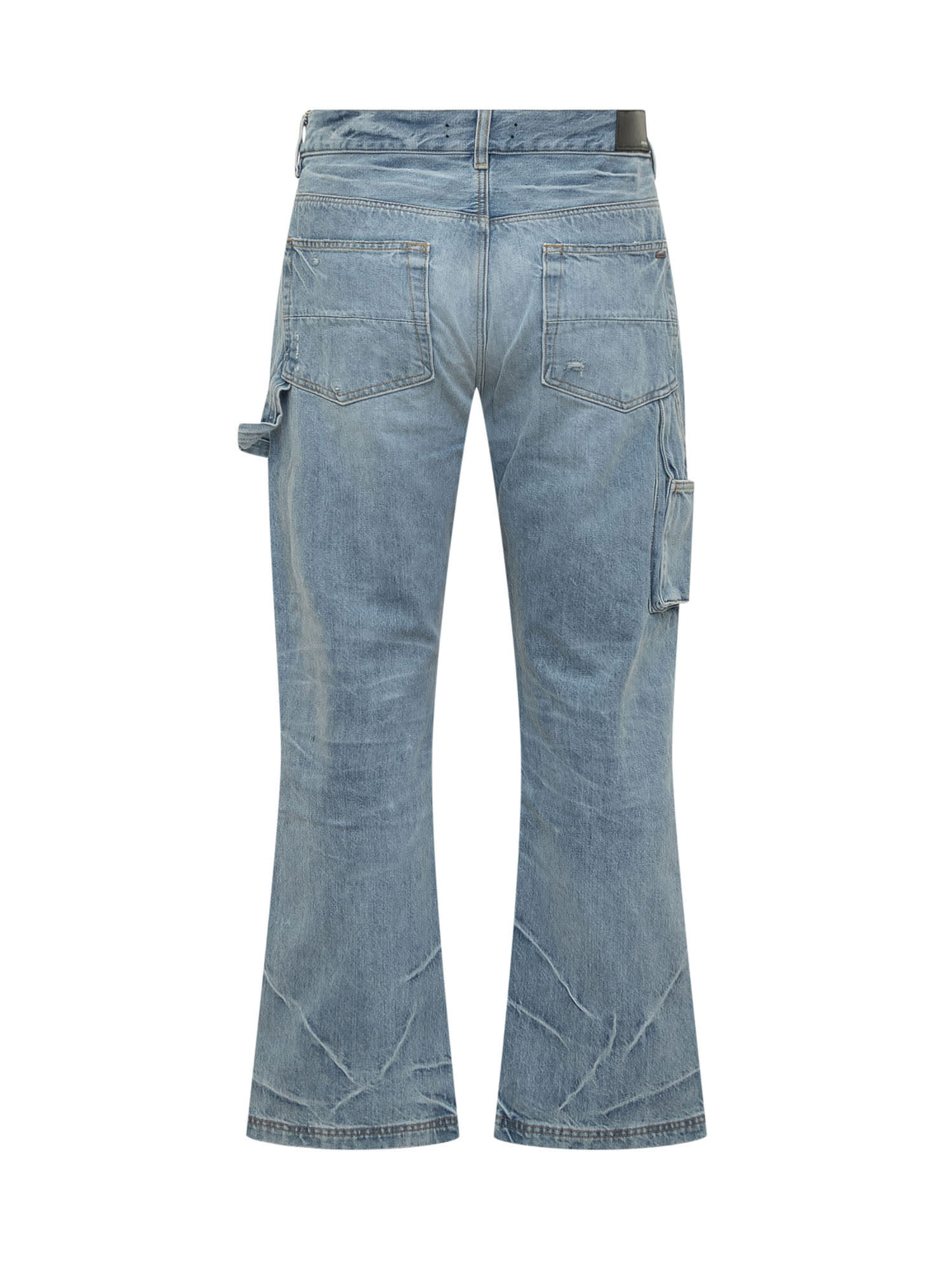 Shop Amiri Carpenter Jeans In Perfect Indigo