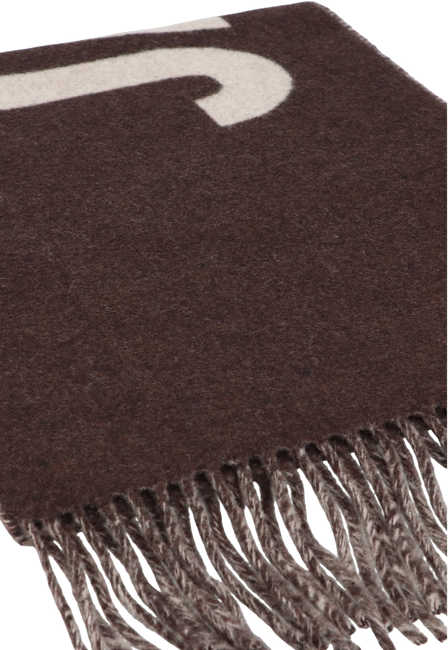 Jacquemus Virgin Wool Scarf In Green