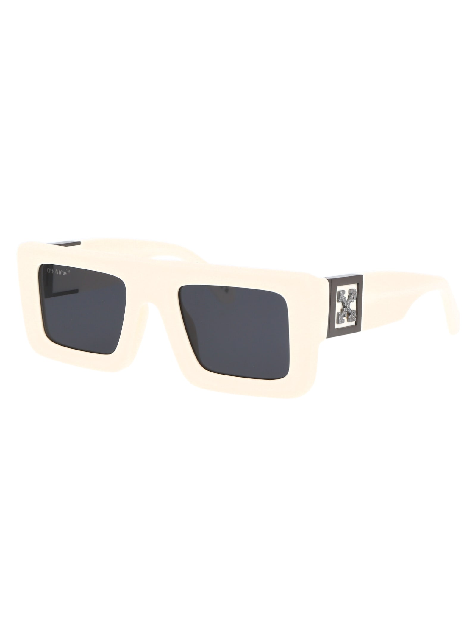 Shop Off-white Leonardo Sunglasses In 0107 White
