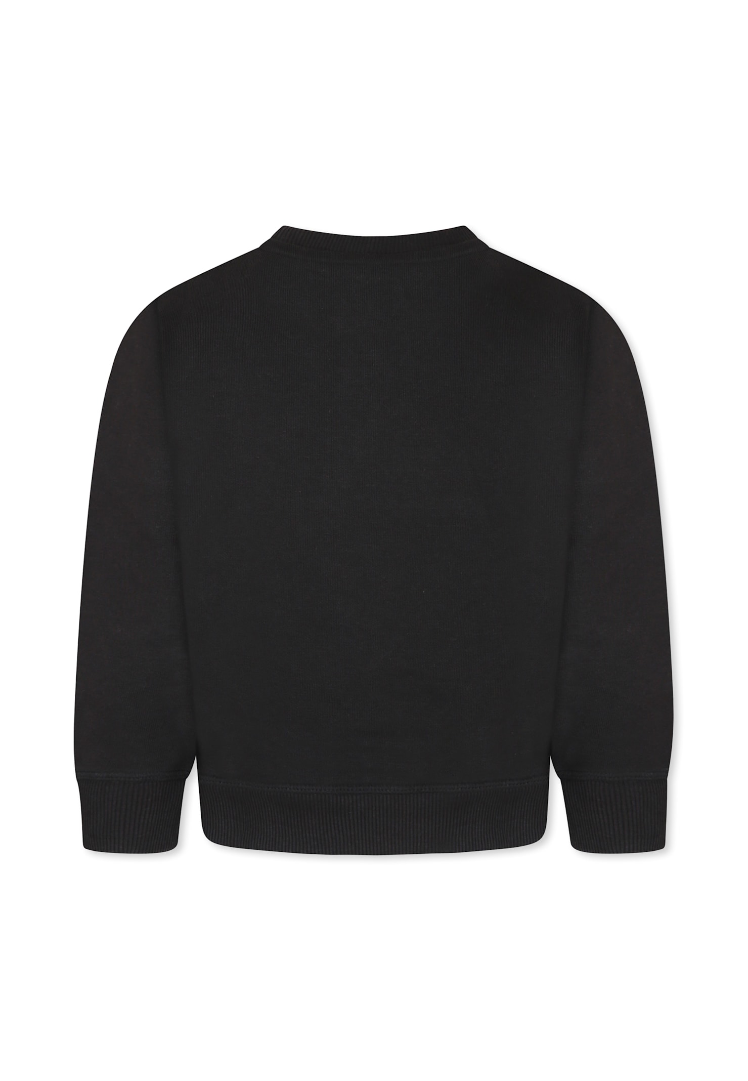 Hugo Boss Black Sweatshirt For Girl With Logo In Black