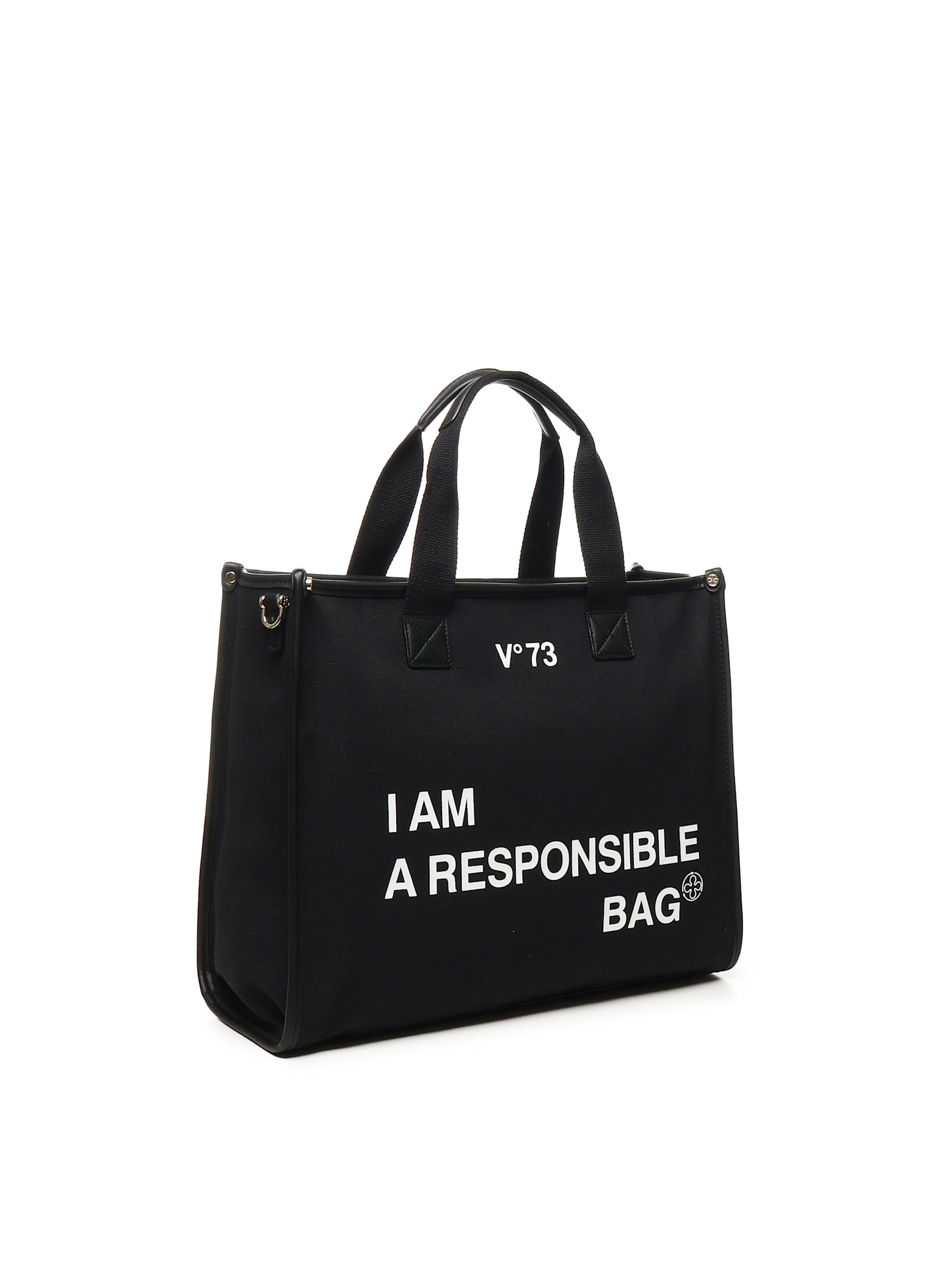 V73 RESPONSIBILITY COTTON TOTE BAG