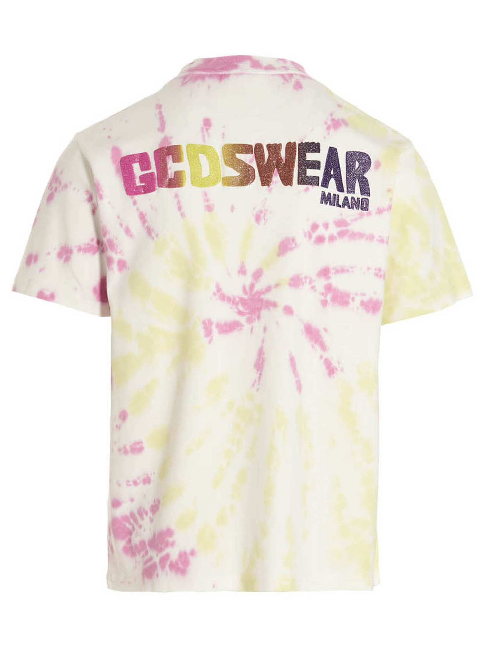 Shop Gcds T-shirt  Tie Dye In Multicolor