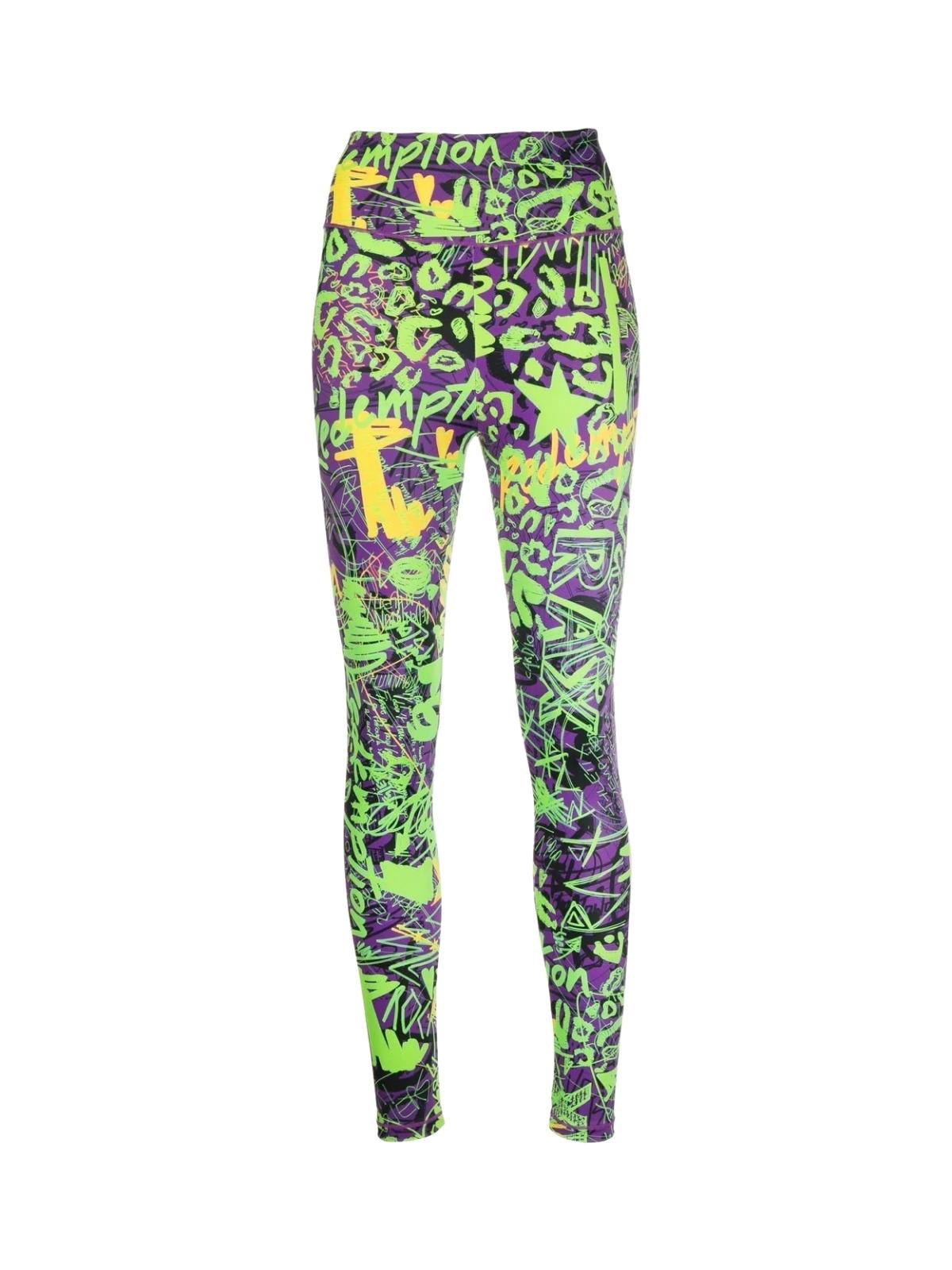 REDEMPTION Printed Lycra Liggings Trousers