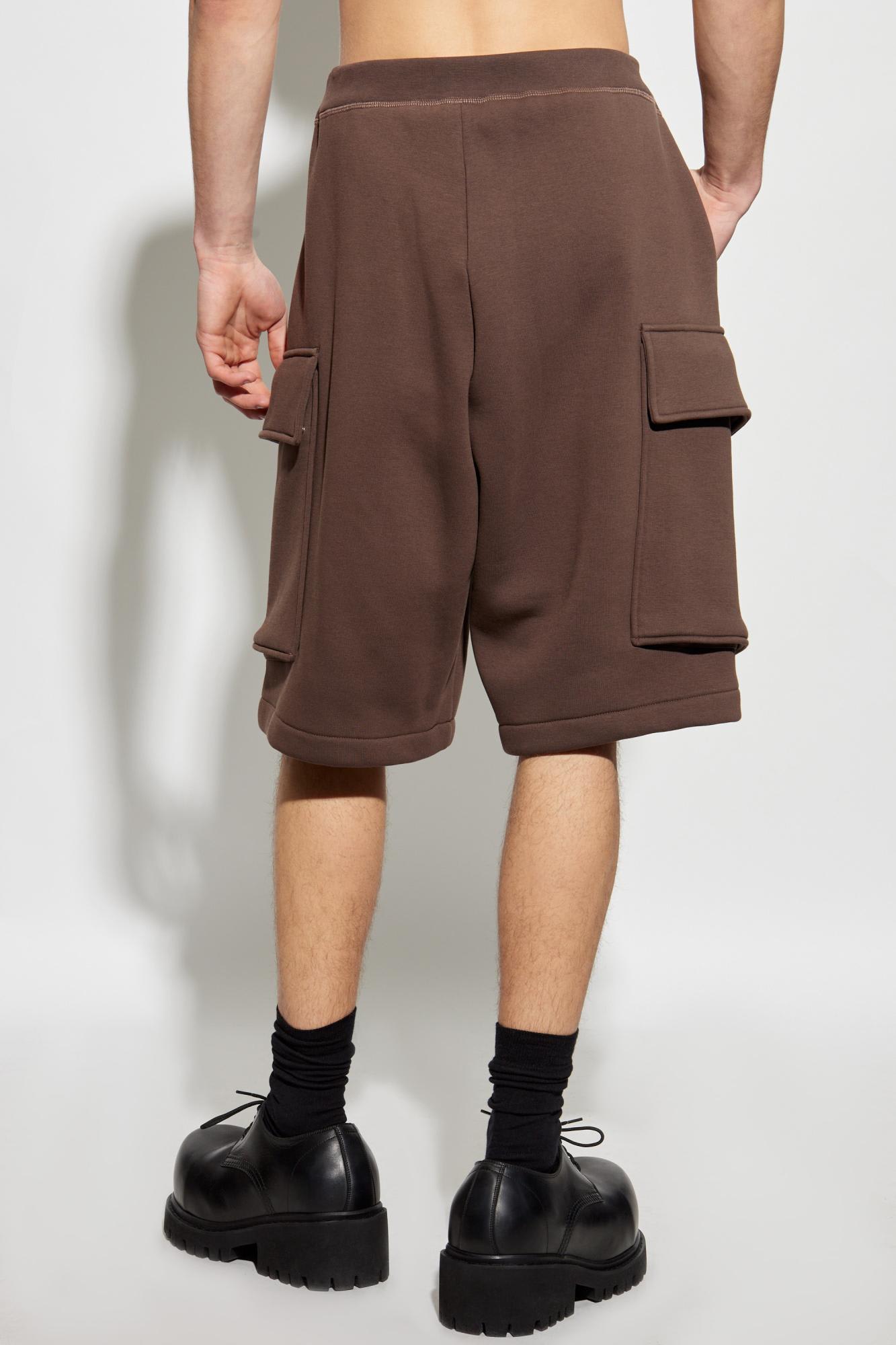 Dsquared2 Dsquared Men Cargo Bermuda Shorts "balloon" In Brown
