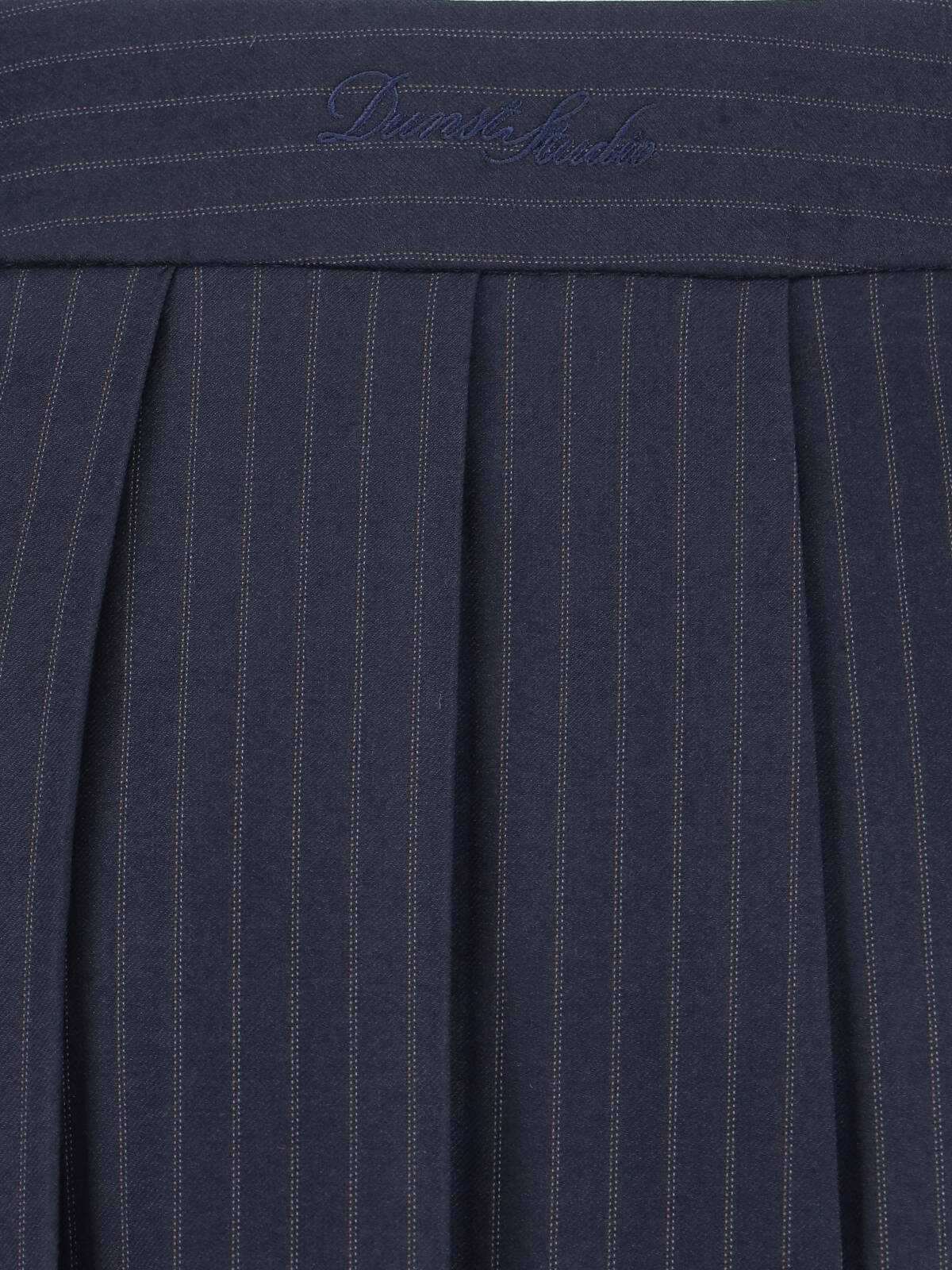 Dunst Pleated Mini Skirt In Blue