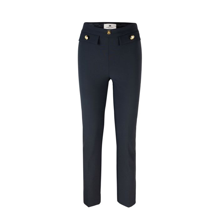 Shop Elisabetta Franchi Pantalone In Nero