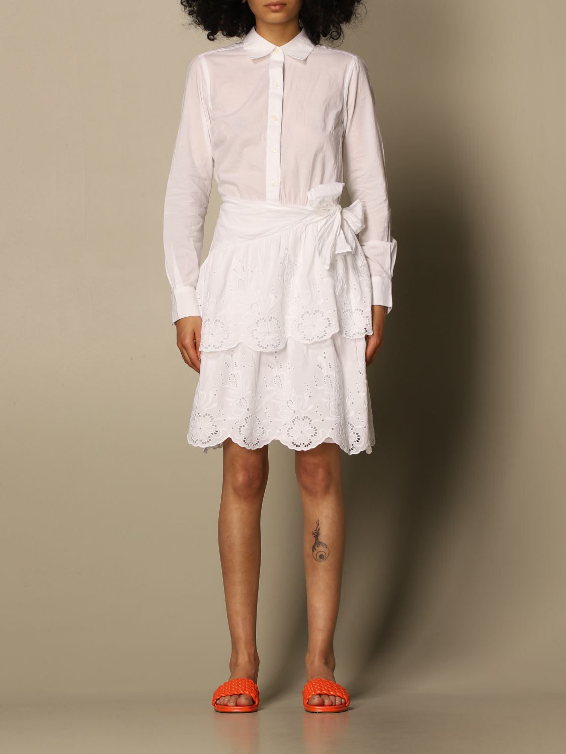 Lauren Ralph Lauren Dress Lauren Ralph Lauren Dress With Embroidery