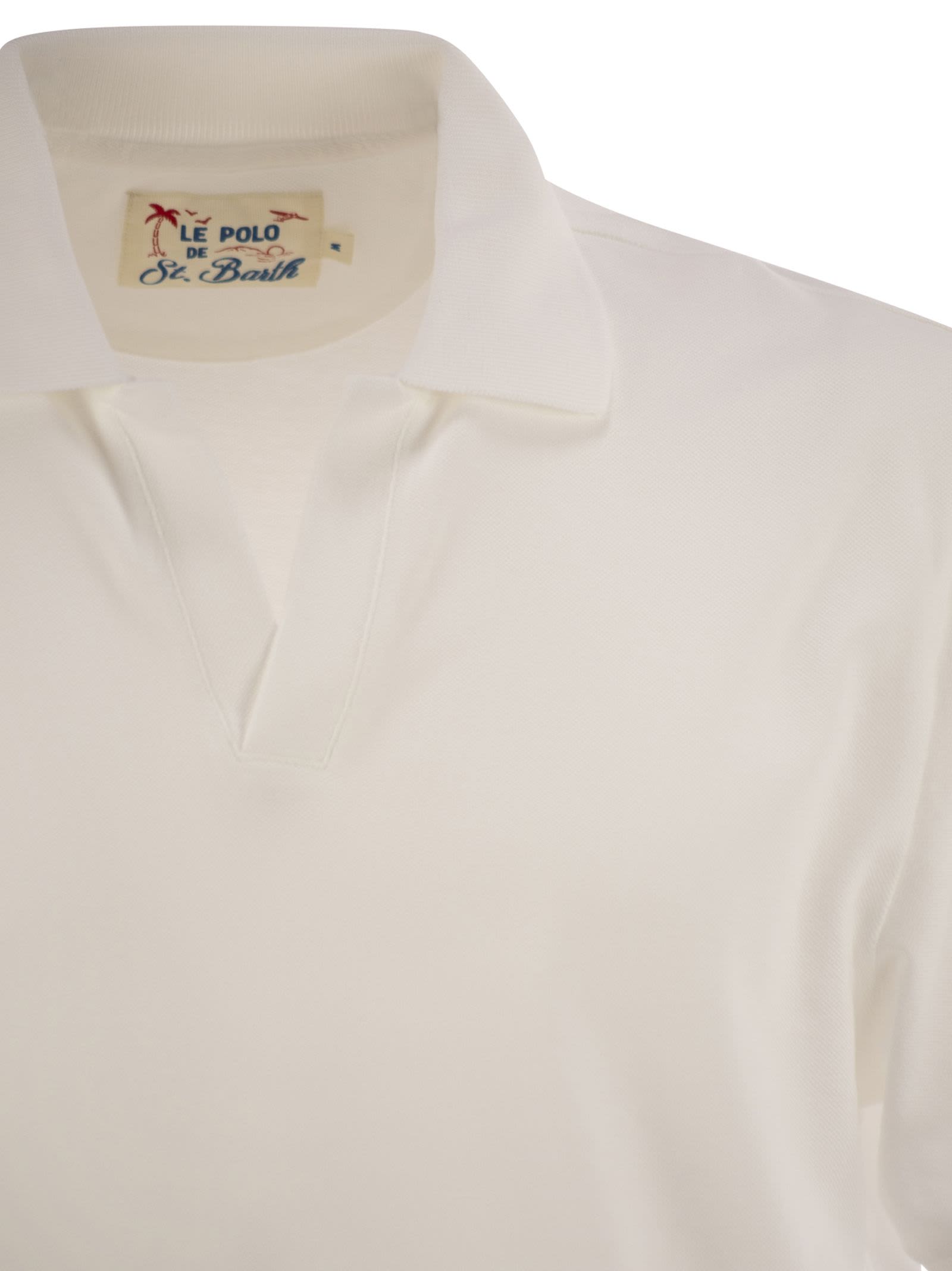 Mc2 Saint Barth Jeremy Cotton Terry Polo Shirt