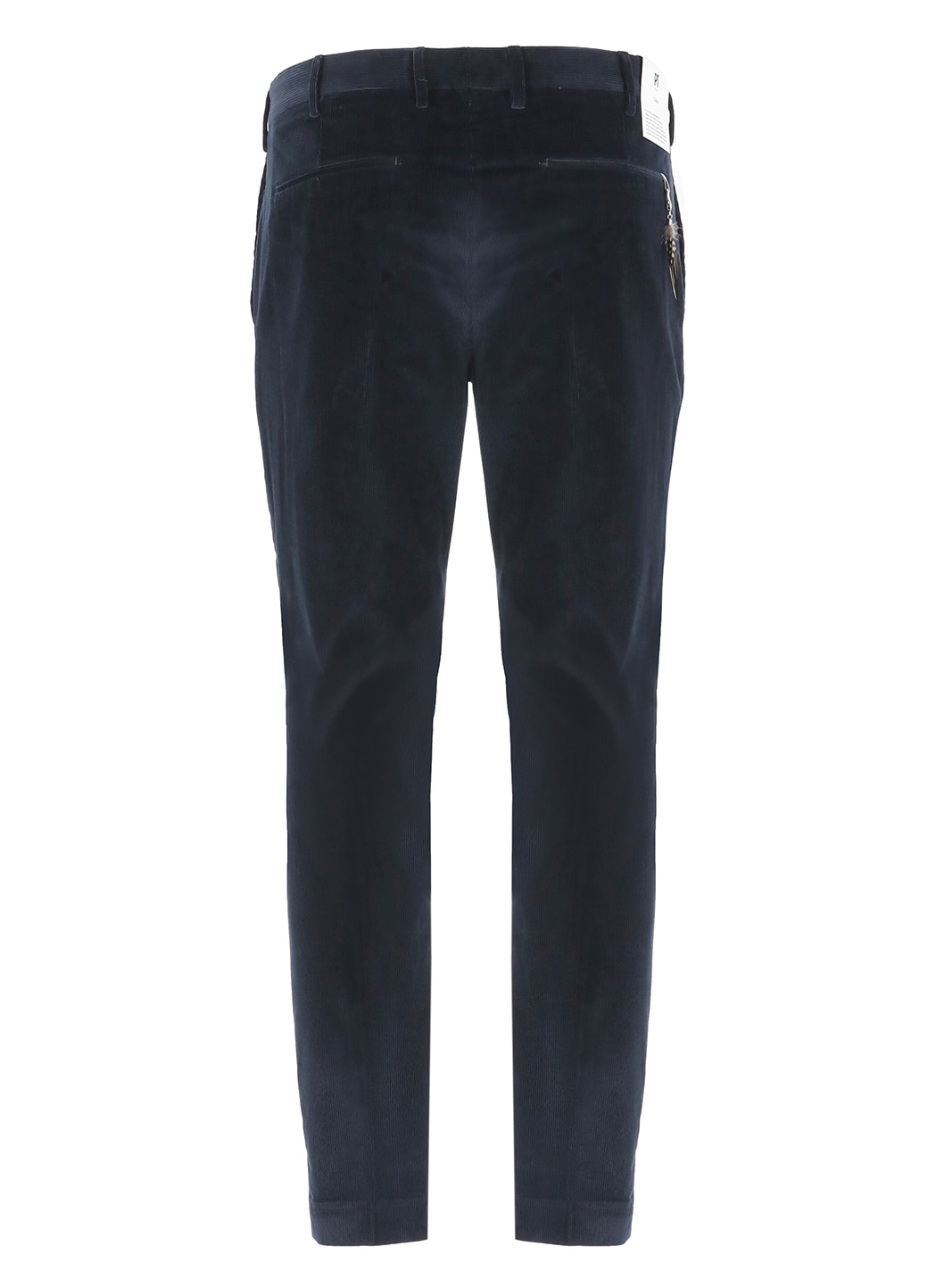 Shop Pt Torino Cotton Trousers In Blue